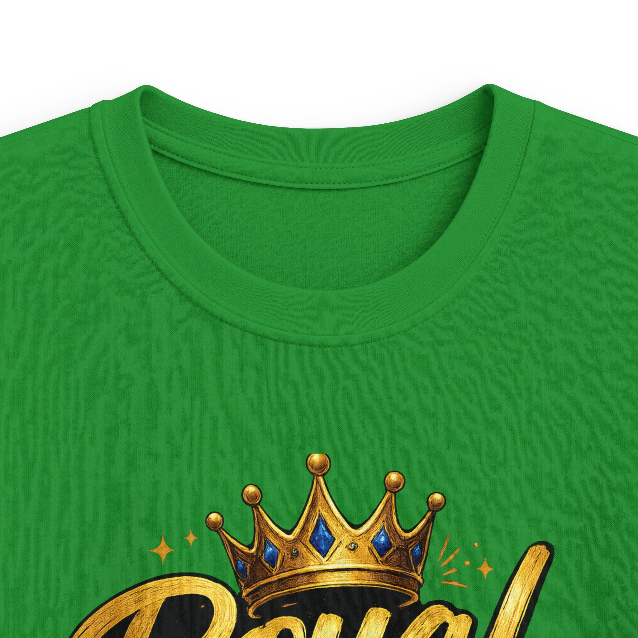 "Royal Since Day One" Crown Graphic Boys Shirt