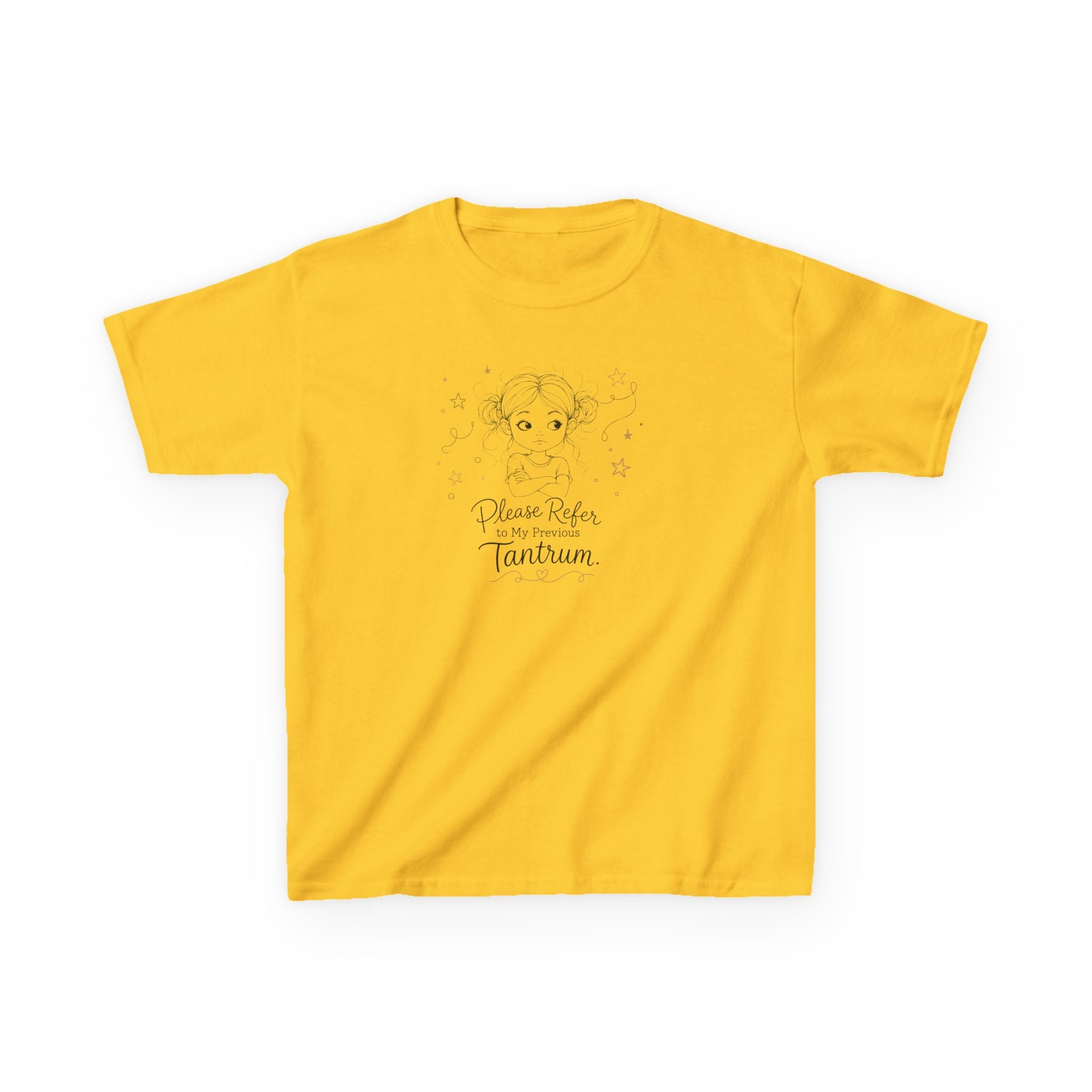 Kids T-Shirt — "Please Refer to My Previous Tantrum"