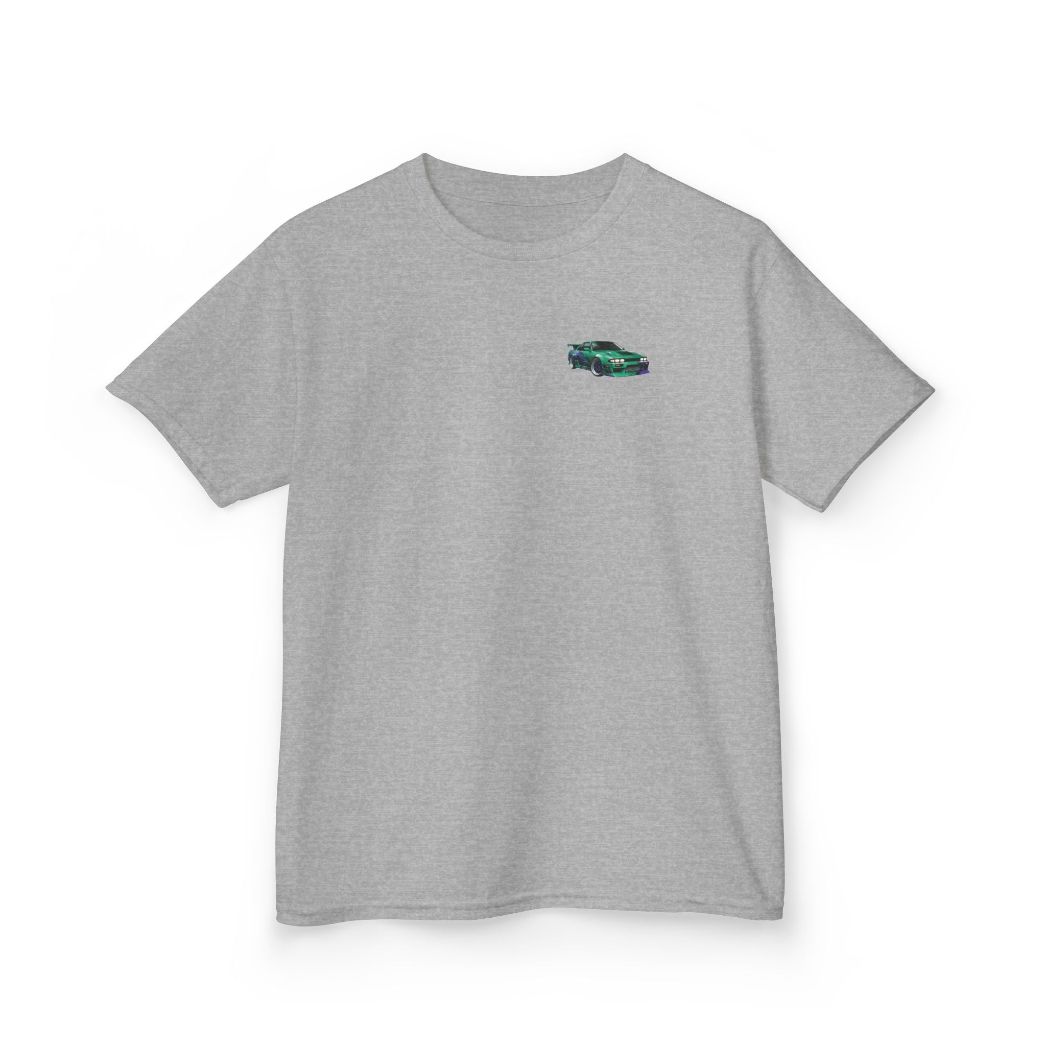 Boys Tee "Retro Nightrun Drift Car" Graphic (Neon City)