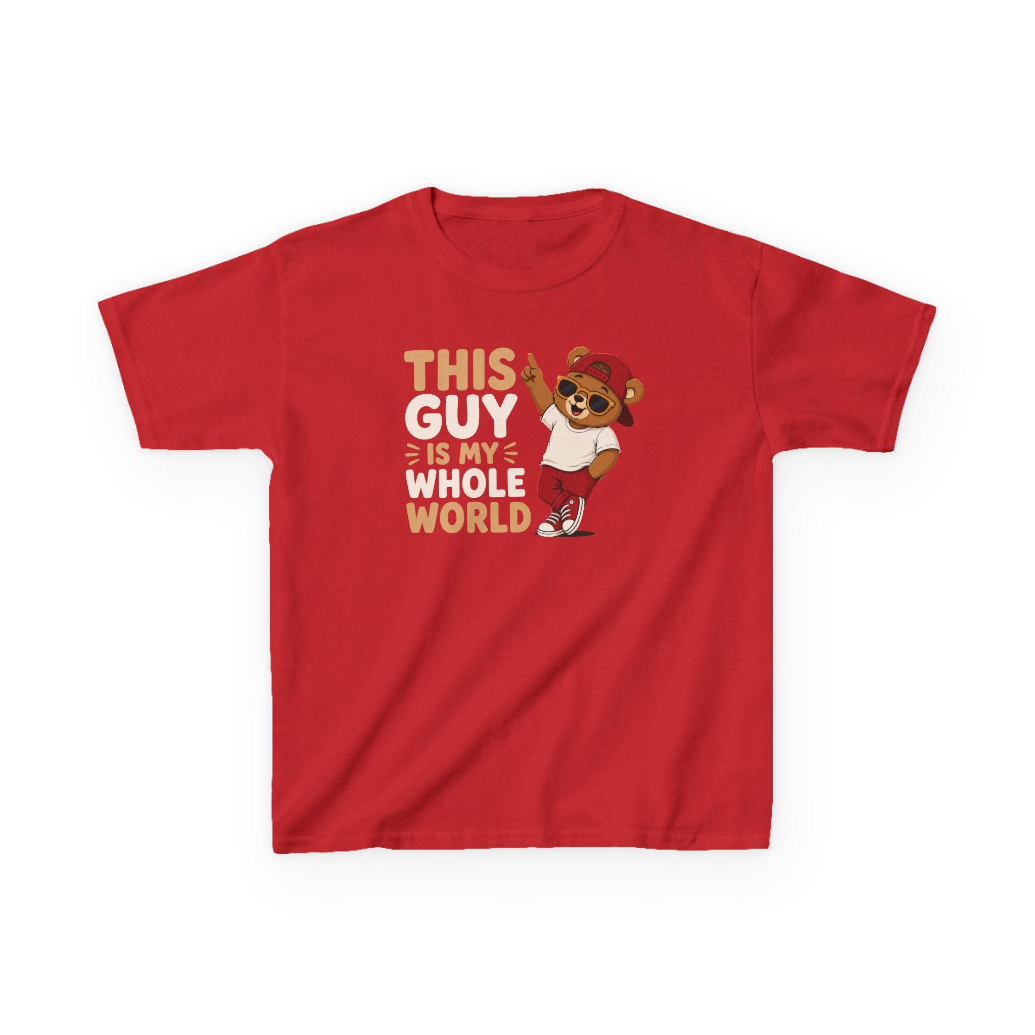 Kids T-Shirt — "THIS GUY IS MY WHOLE WORLD".