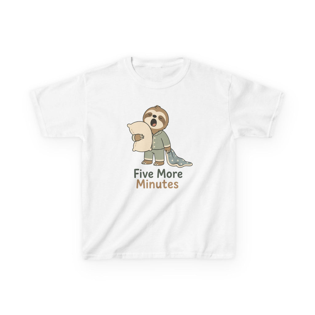 Kids T-Shirt — "Five more minutes""