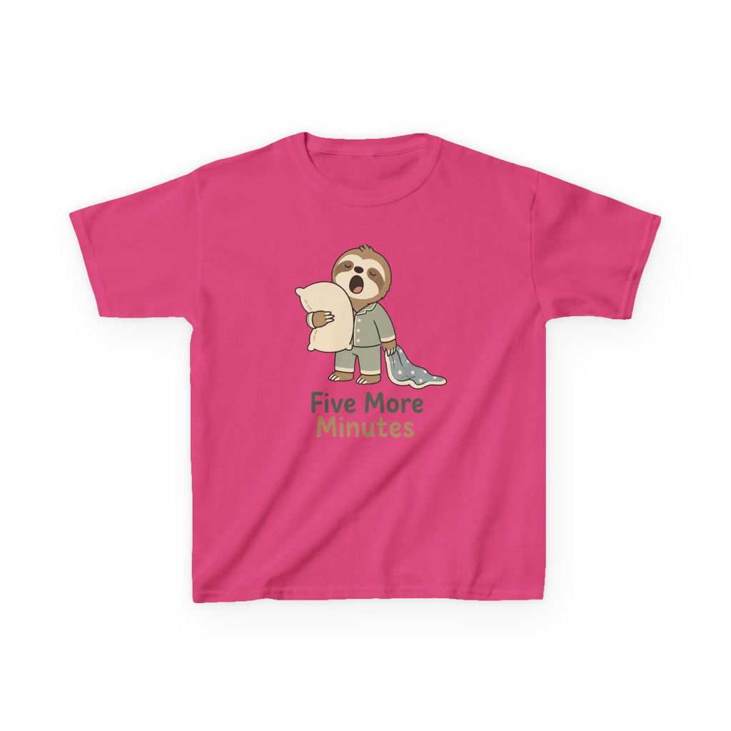 Kids T-Shirt — "Five more minutes""