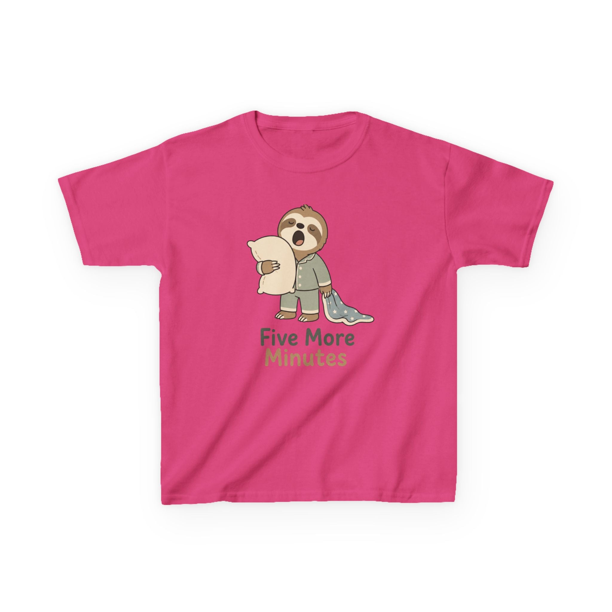 Kids T-Shirt — "Five more minutes""