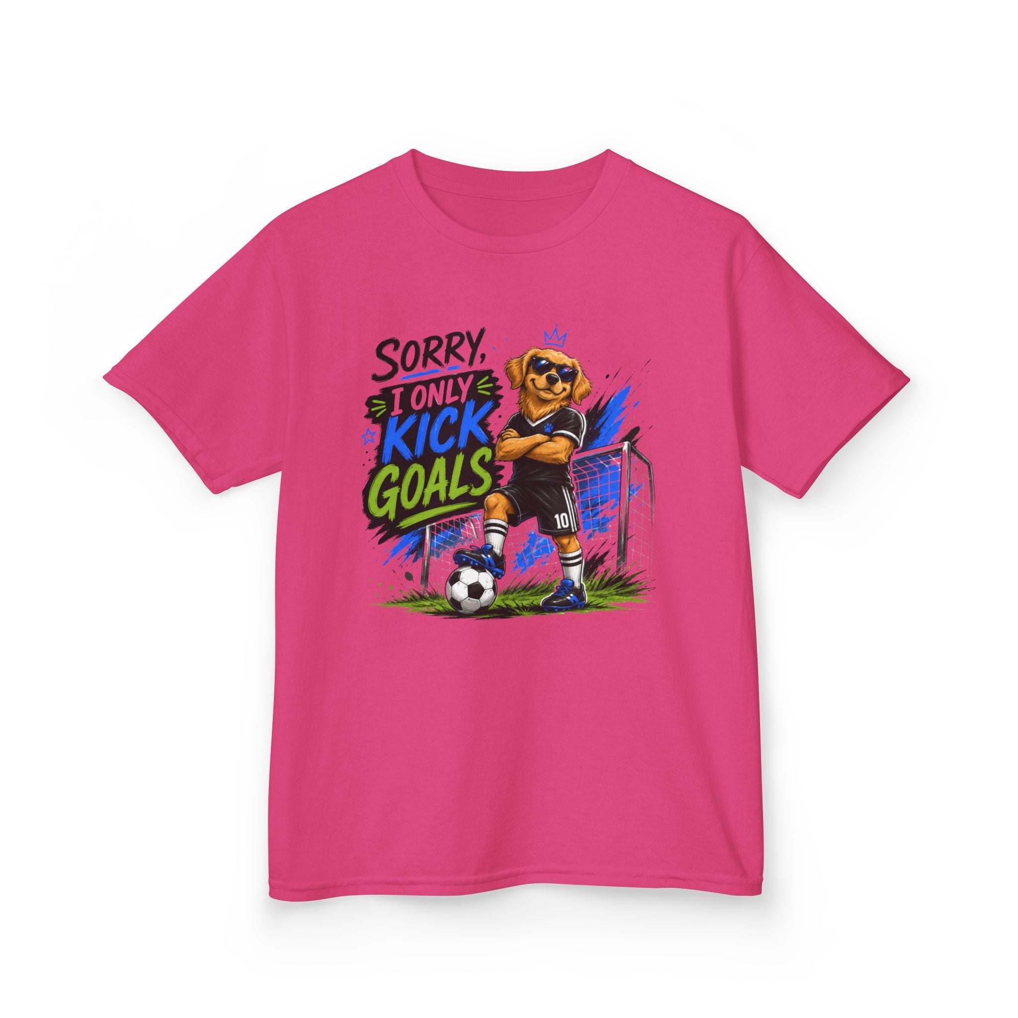 Sorry, I Only Kick Goals Soccer T-Shirt | Funny Soccer Player Graphic Tee | Youth Soccer Shirt | Soccer Lover Gift | Sports Quote Apparel