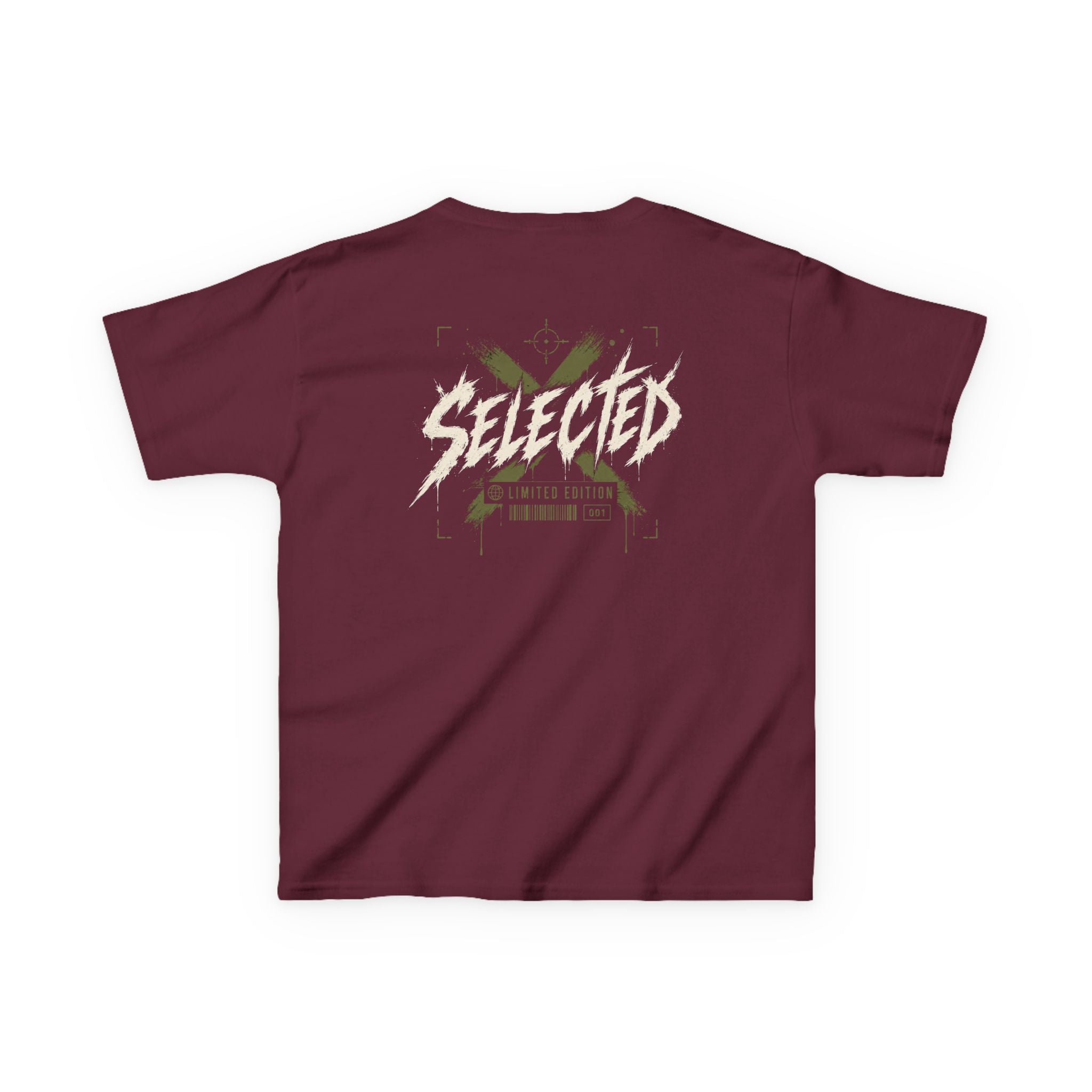 Selected Graphic Kids Tee Streetwear Logo T‑Shirt for Boys & Girls