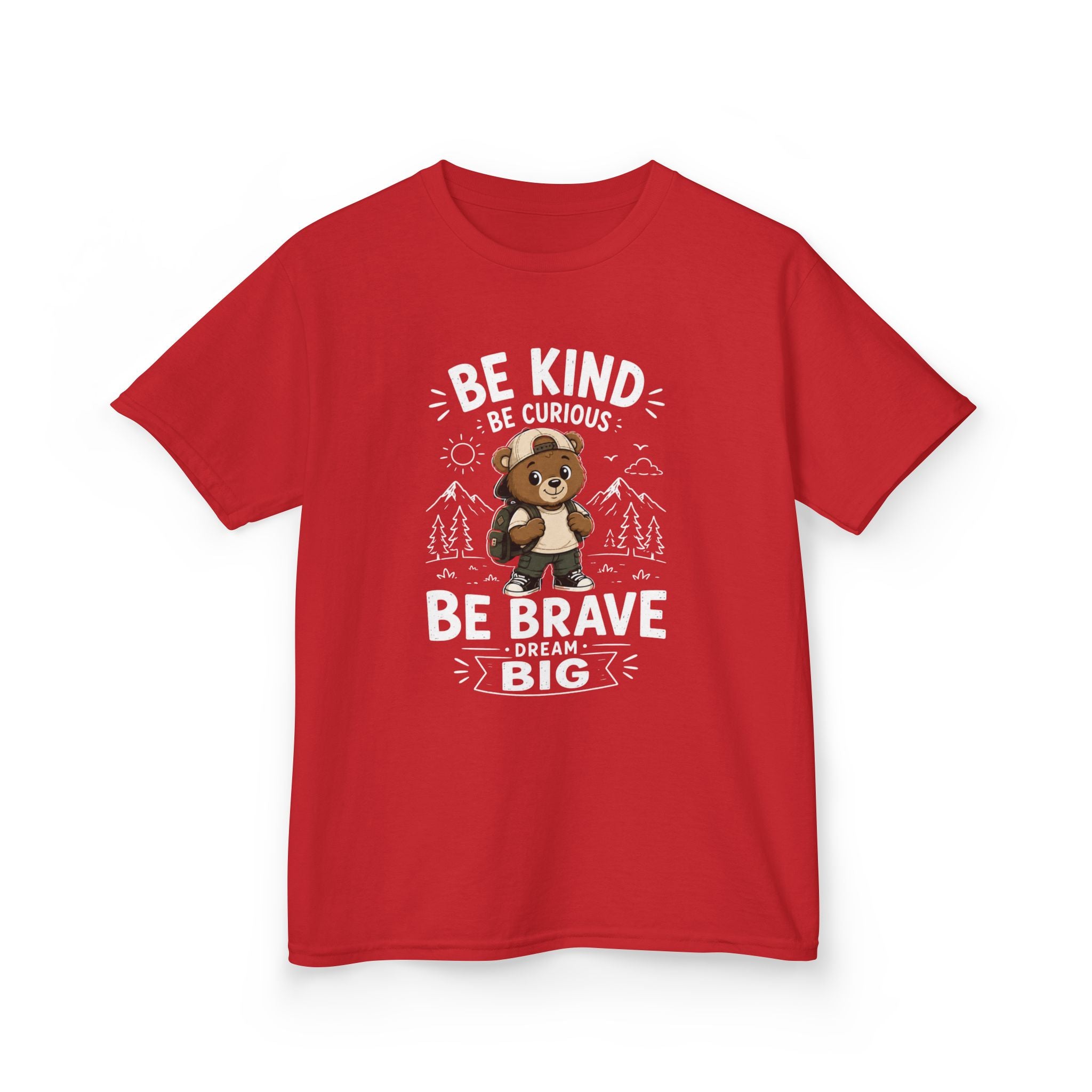 Kids T-Shirt — "Be Kind Be Brave"
