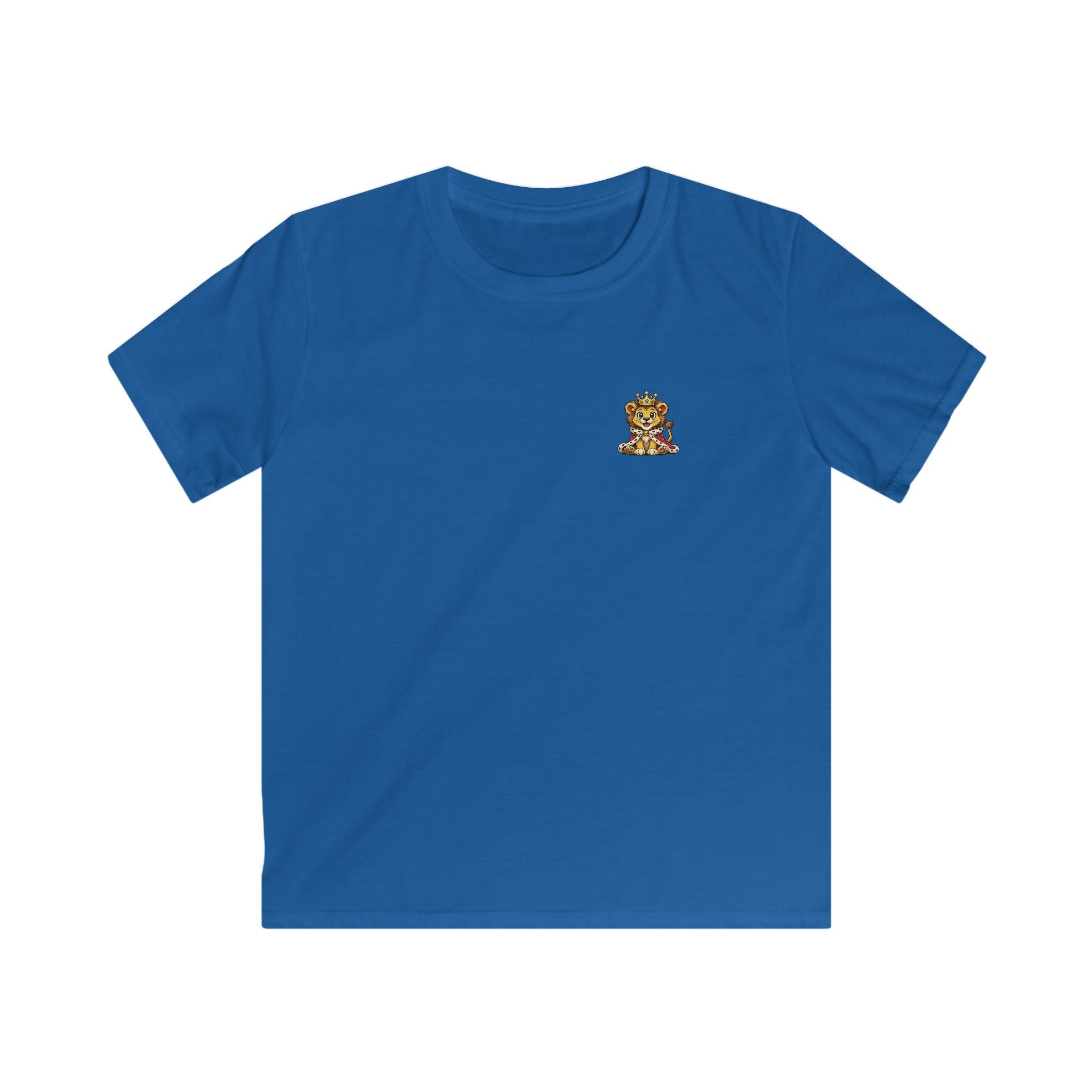 Kids Tee  "Little King in Town" Cute Lion Graphic Shirt for Boys