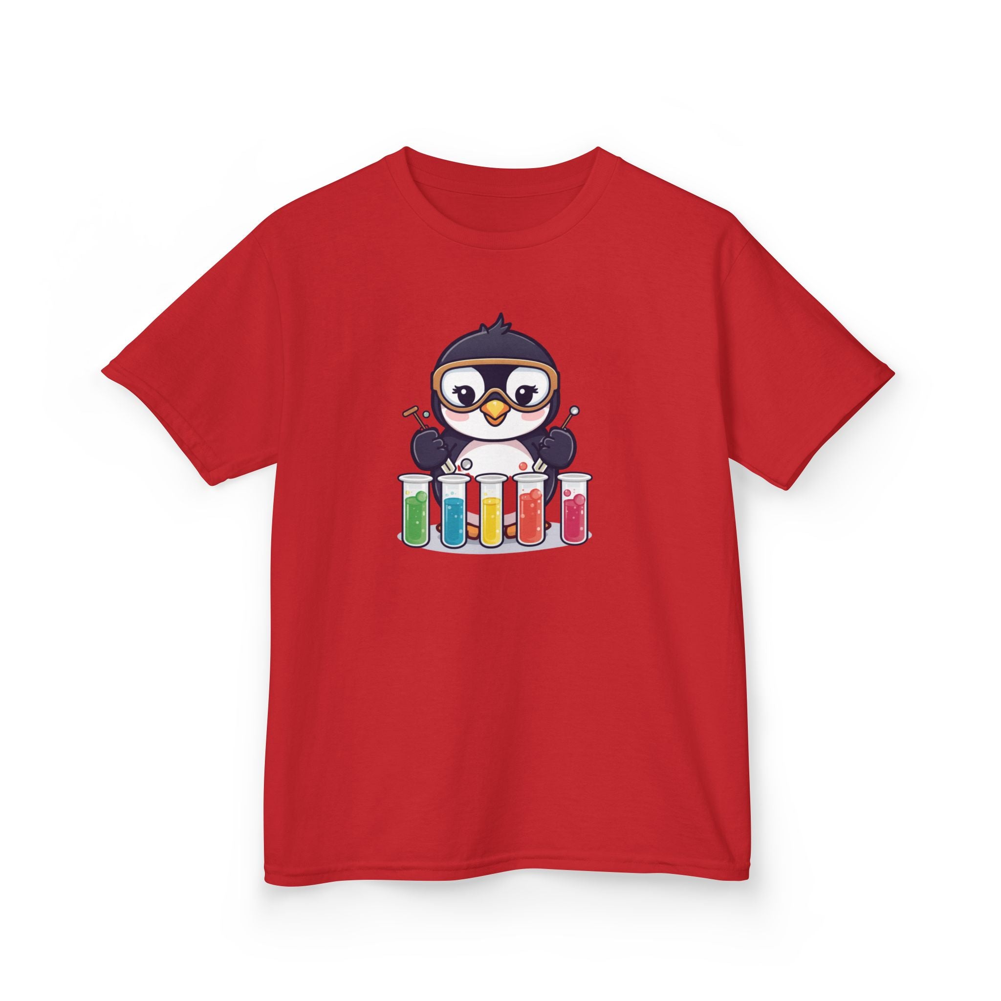 Penguin Science | Kids Reading Graphic T-Shirt