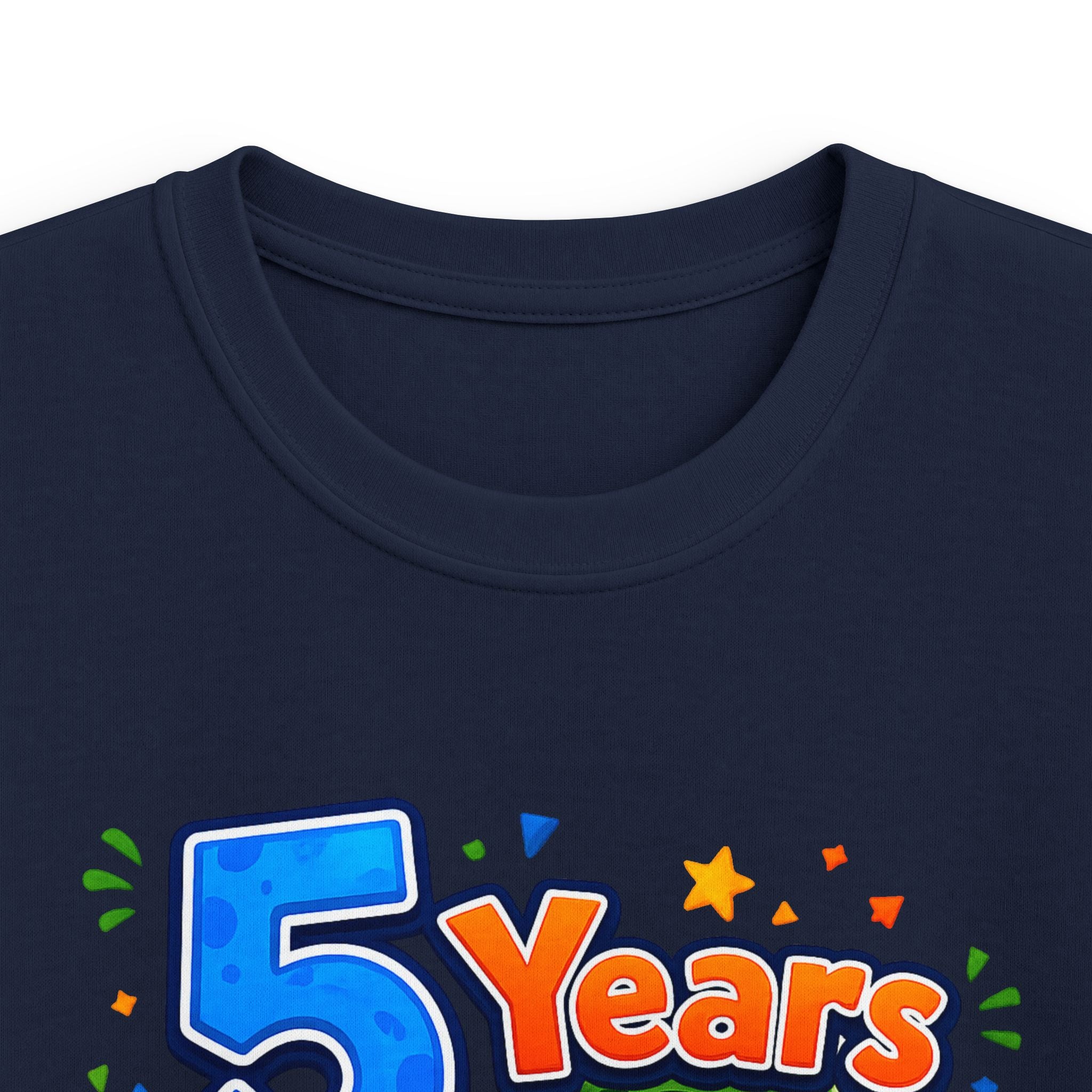 "5 Years of Being Roar-Some" Kids T-Shirt Dinosaur Birthday Tee