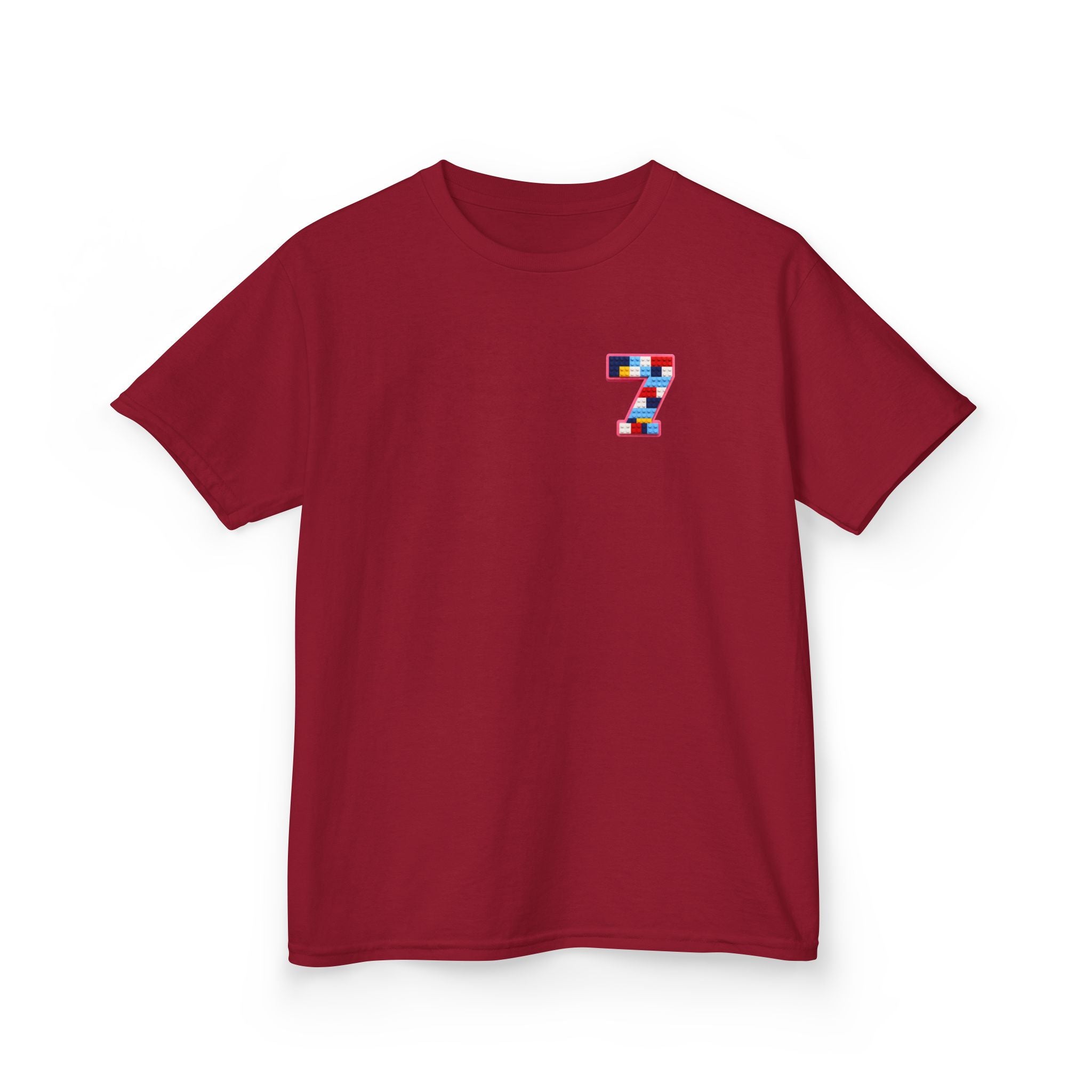 "The Big Energy 7" Graphic kids Birthday T-Shirt Design