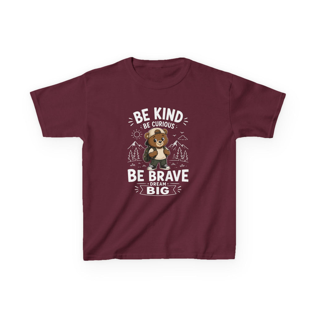 Kids T-Shirt — "Be Kind Be Brave"