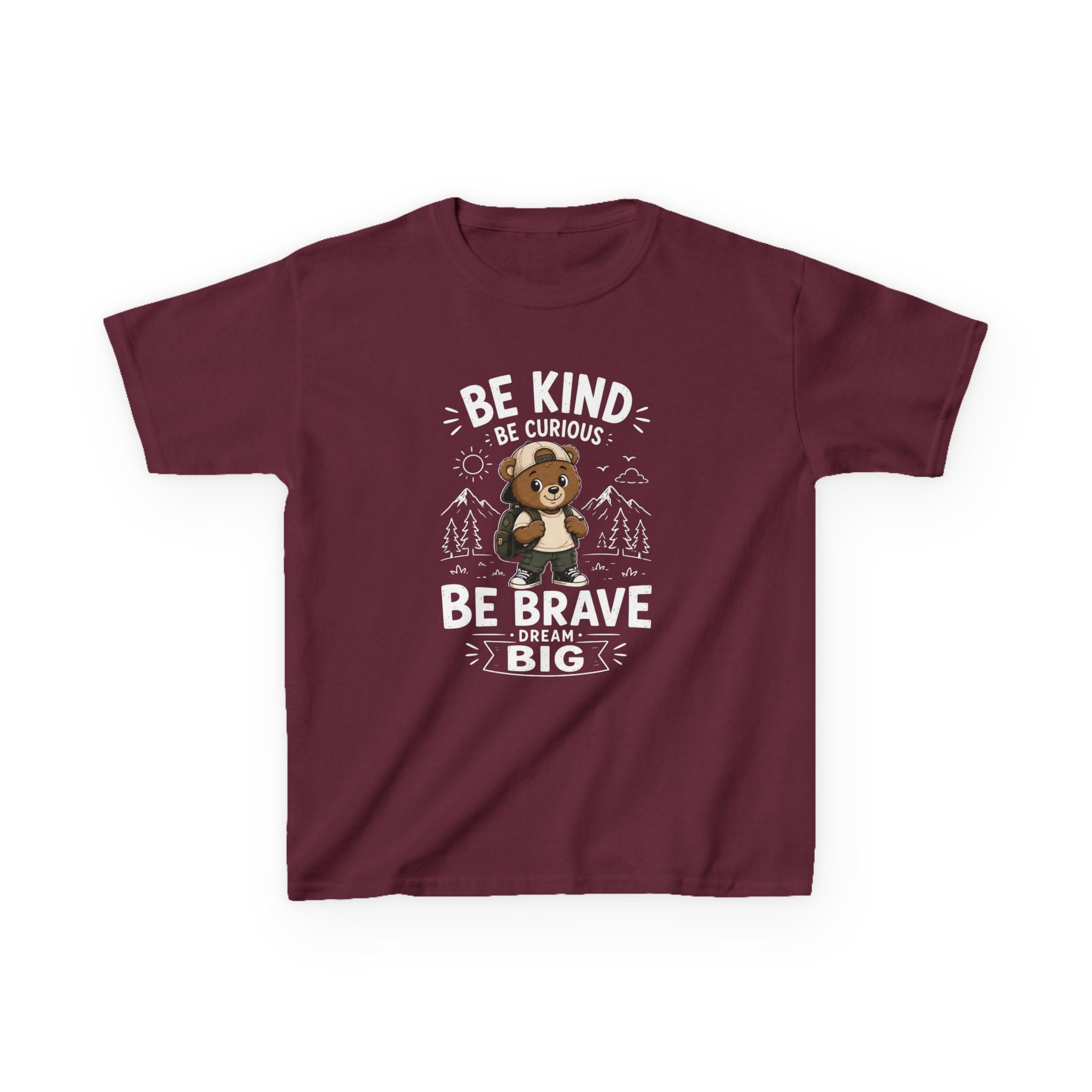 Kids T-Shirt — "Be Kind Be Brave"
