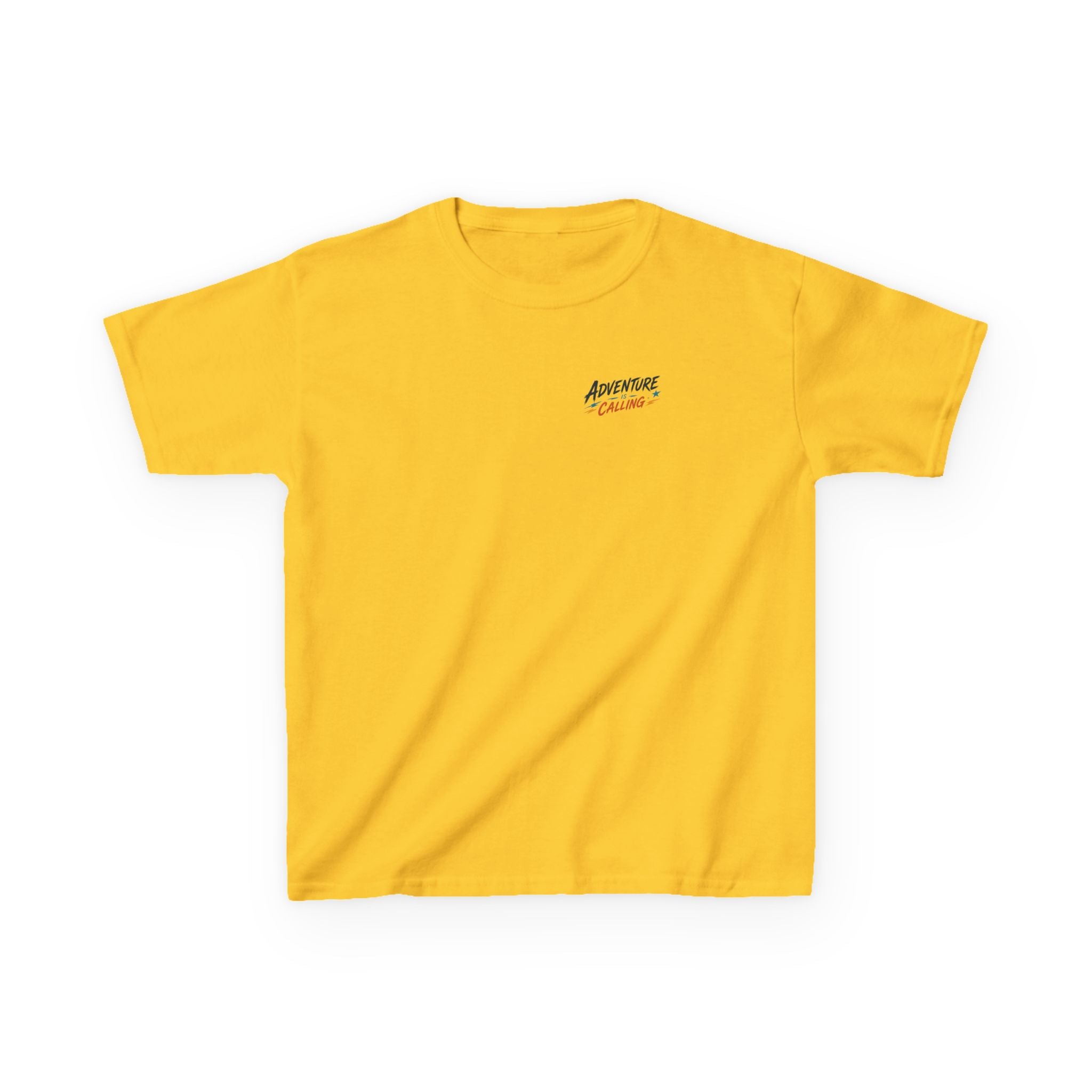 Boys Tee "Adventure Calling" Vintage Tropical Car & Sunset Graphic