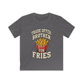 Kids 'Trade Offer: Brother for Fries' Funny Graphic Tee