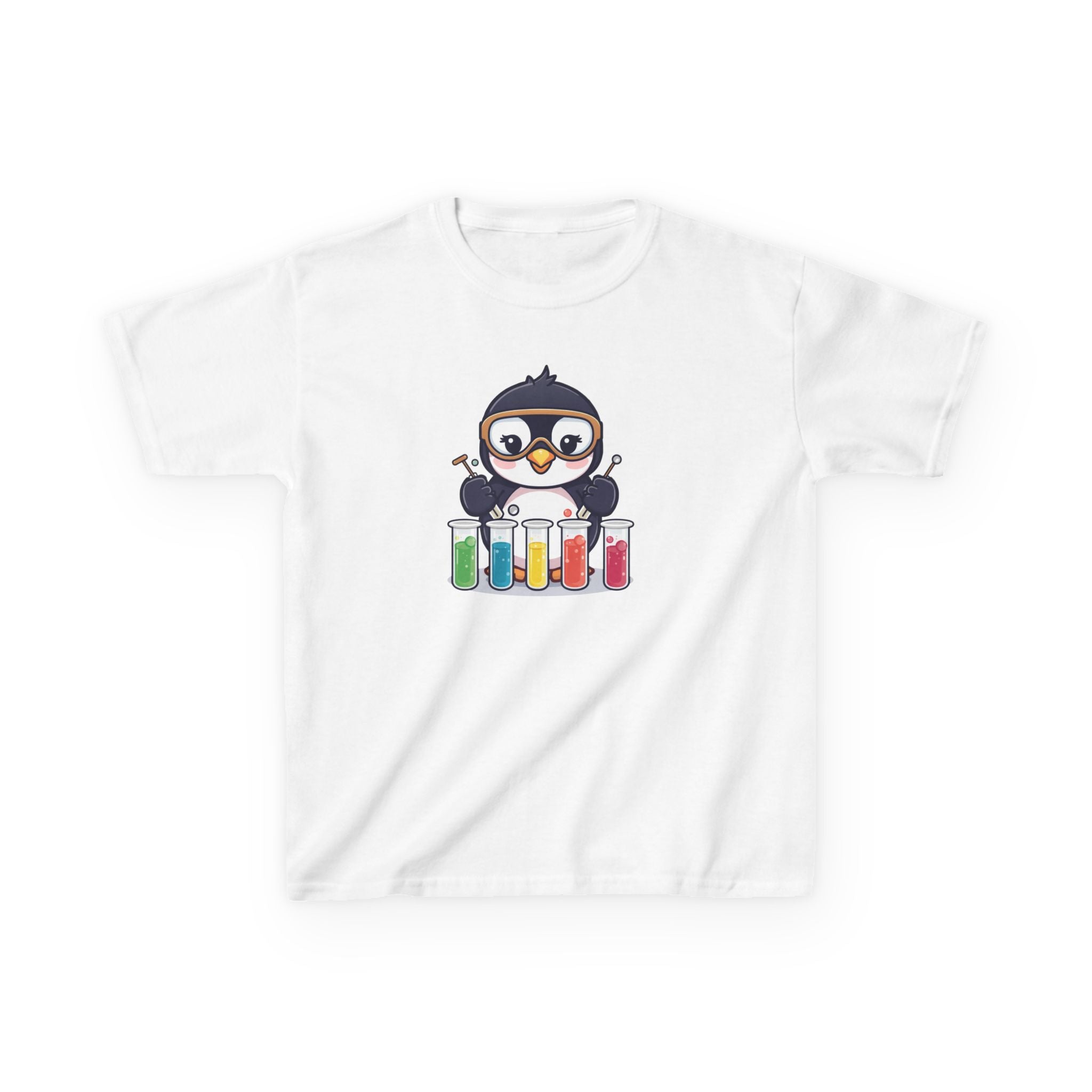 Penguin Science | Kids Reading Graphic T-Shirt