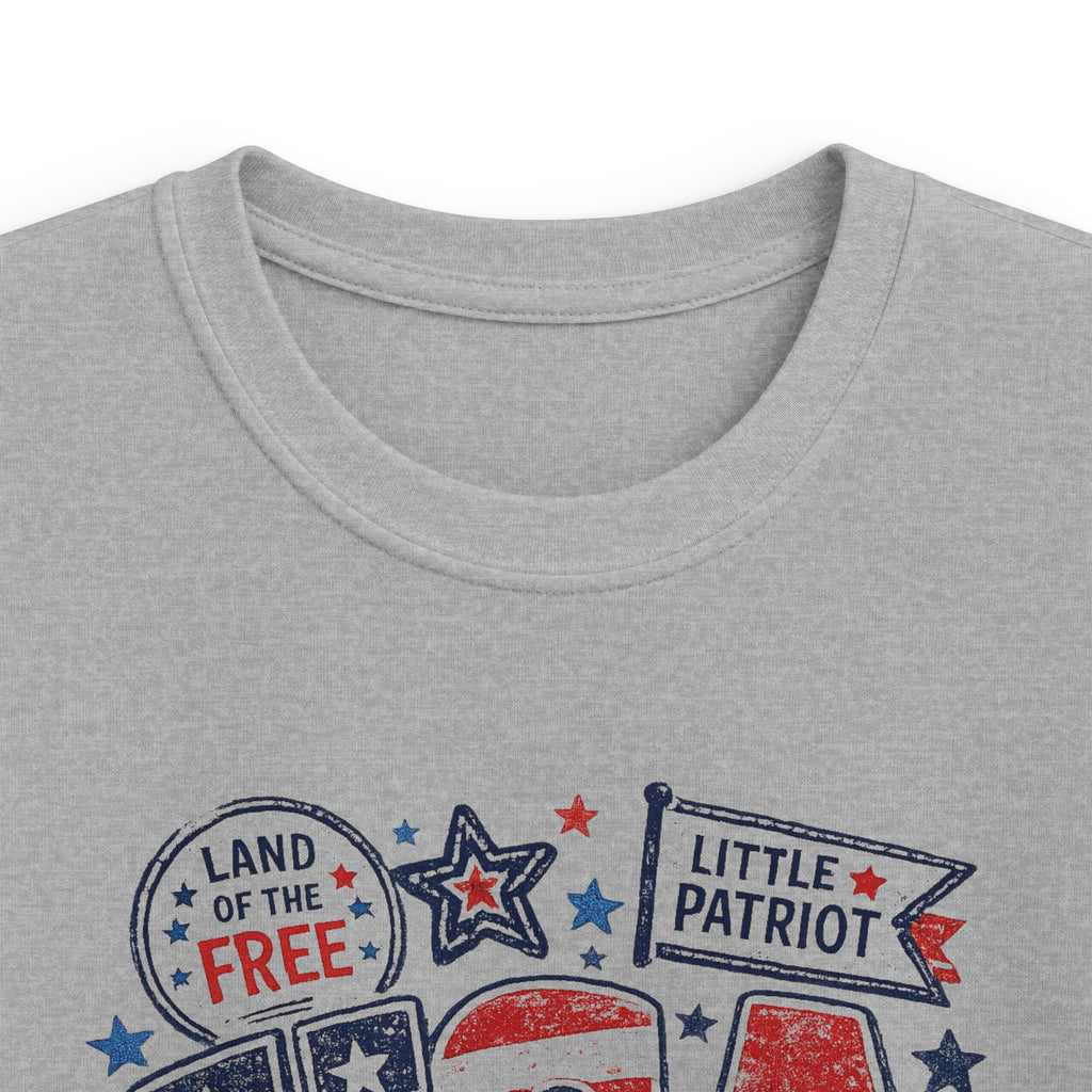 Kids USA Patriotic T-Shirt – "Little Patriot" 4th of July Tee for Boys &  Girls