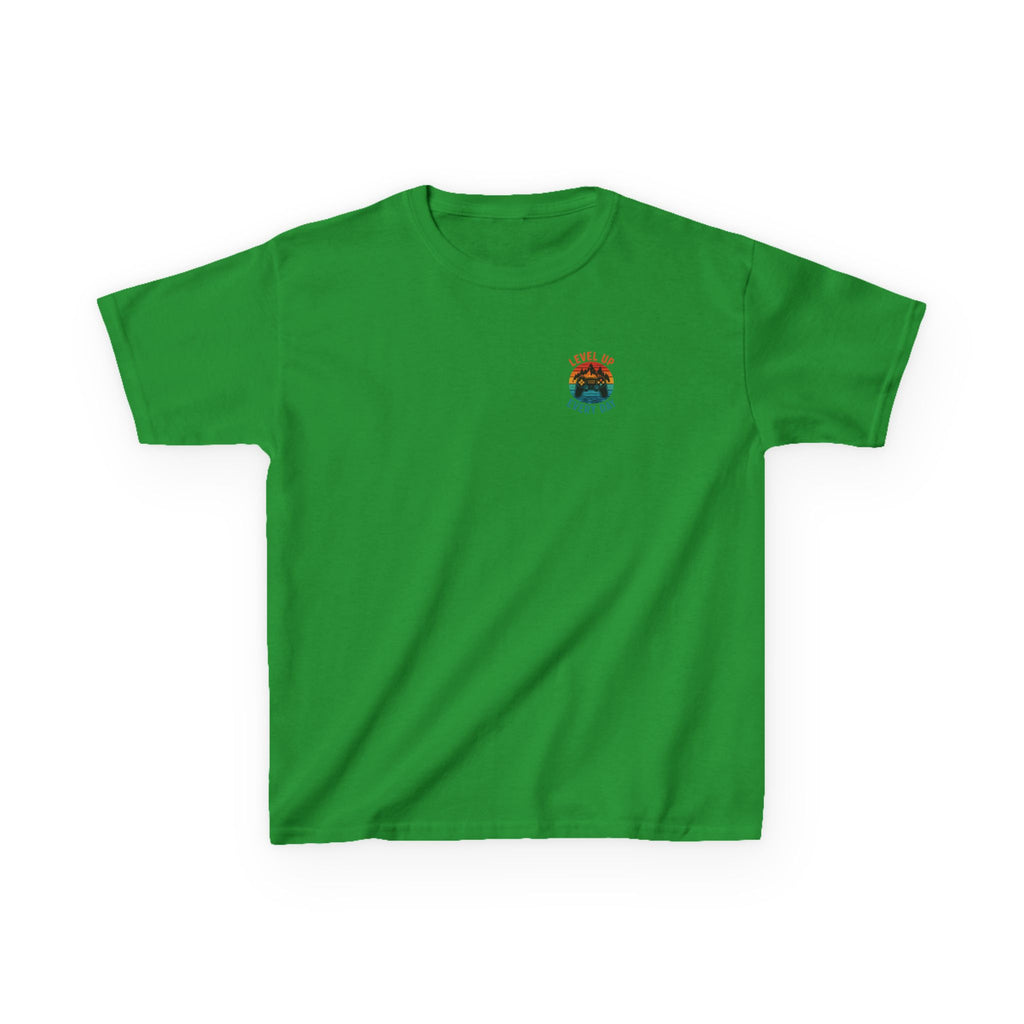 Kids Tee "Level Up Every Day" Retro Gamer Graphic