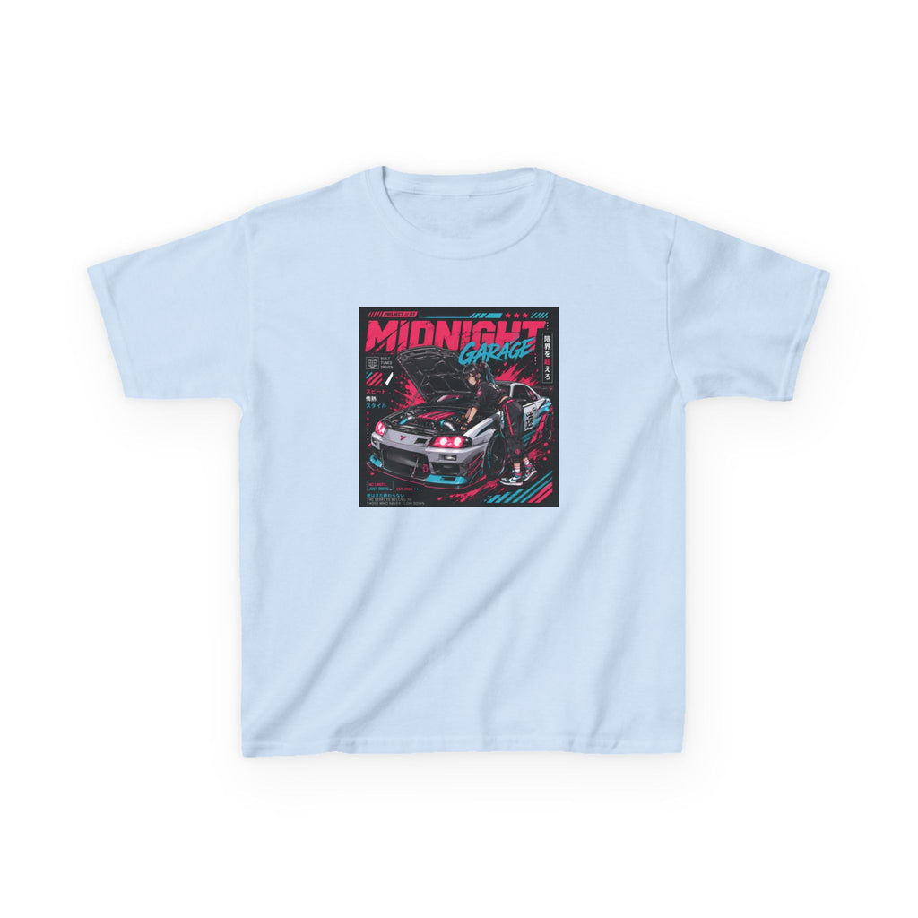 Boys Tee "Midnight Garage Retro Racing" Graphic