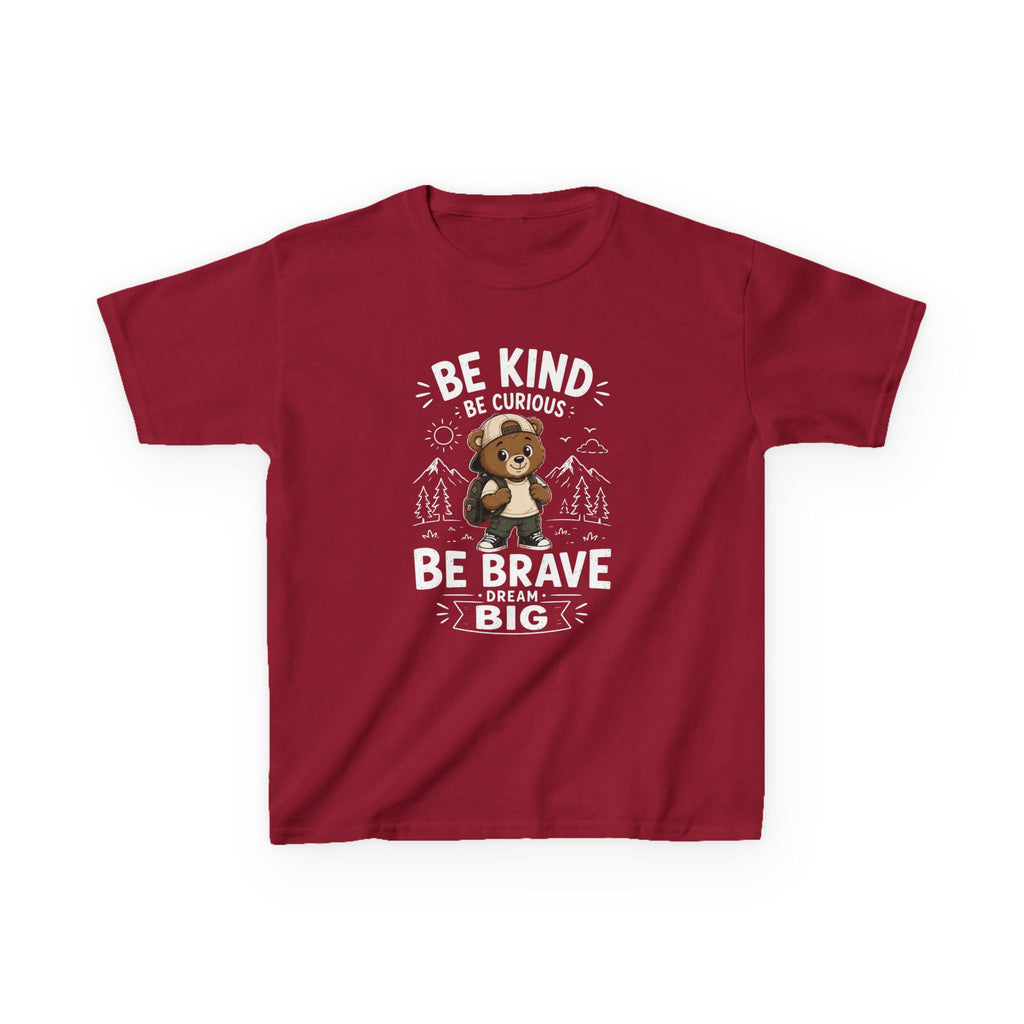 Kids T-Shirt — "Be Kind Be Brave"