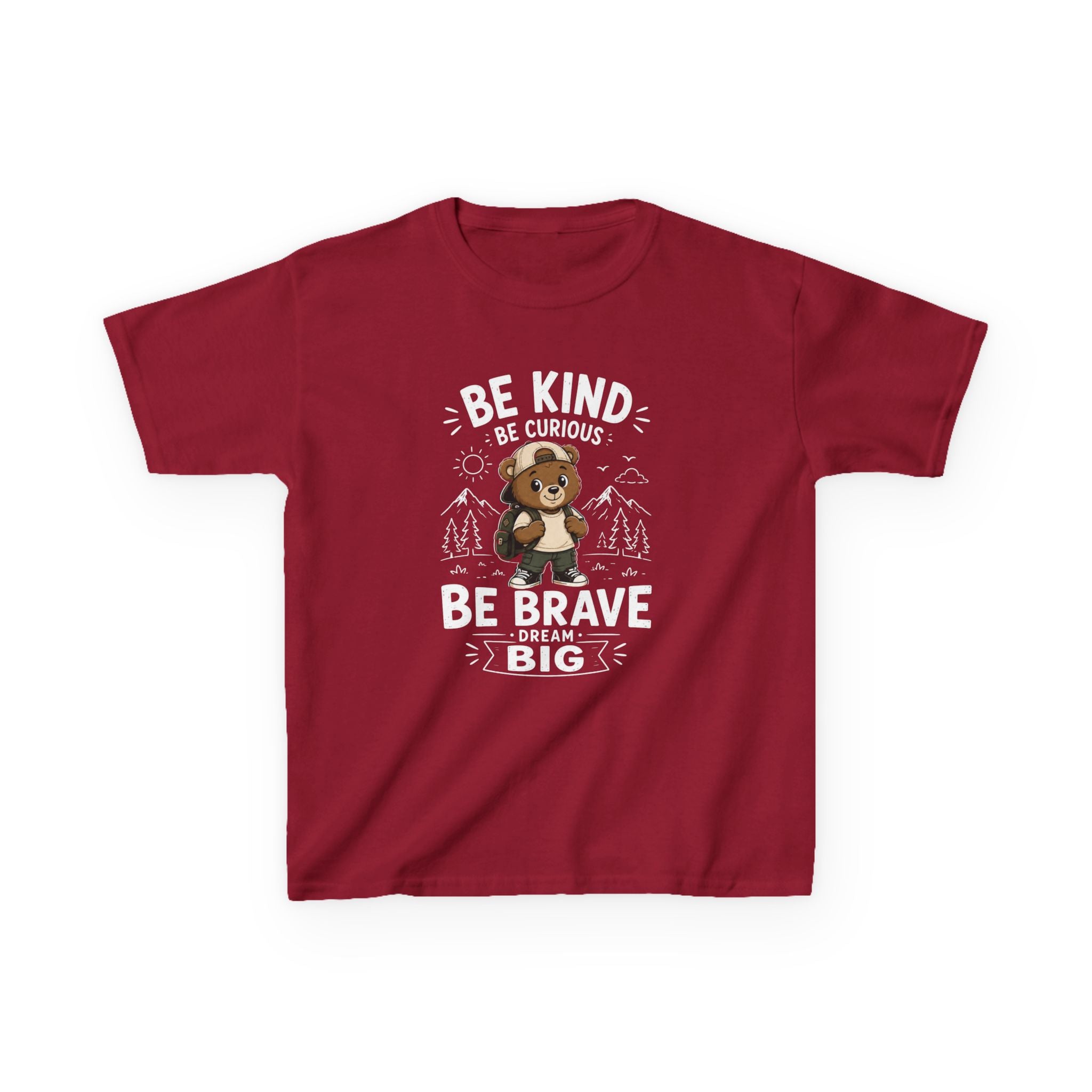 Kids T-Shirt — "Be Kind Be Brave"