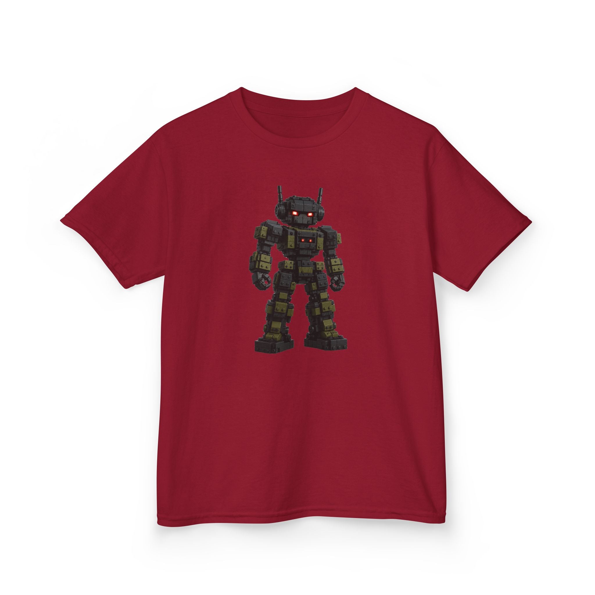 "Dark Steel Warrior" Boys Graphic Gamer T-Shirt Design