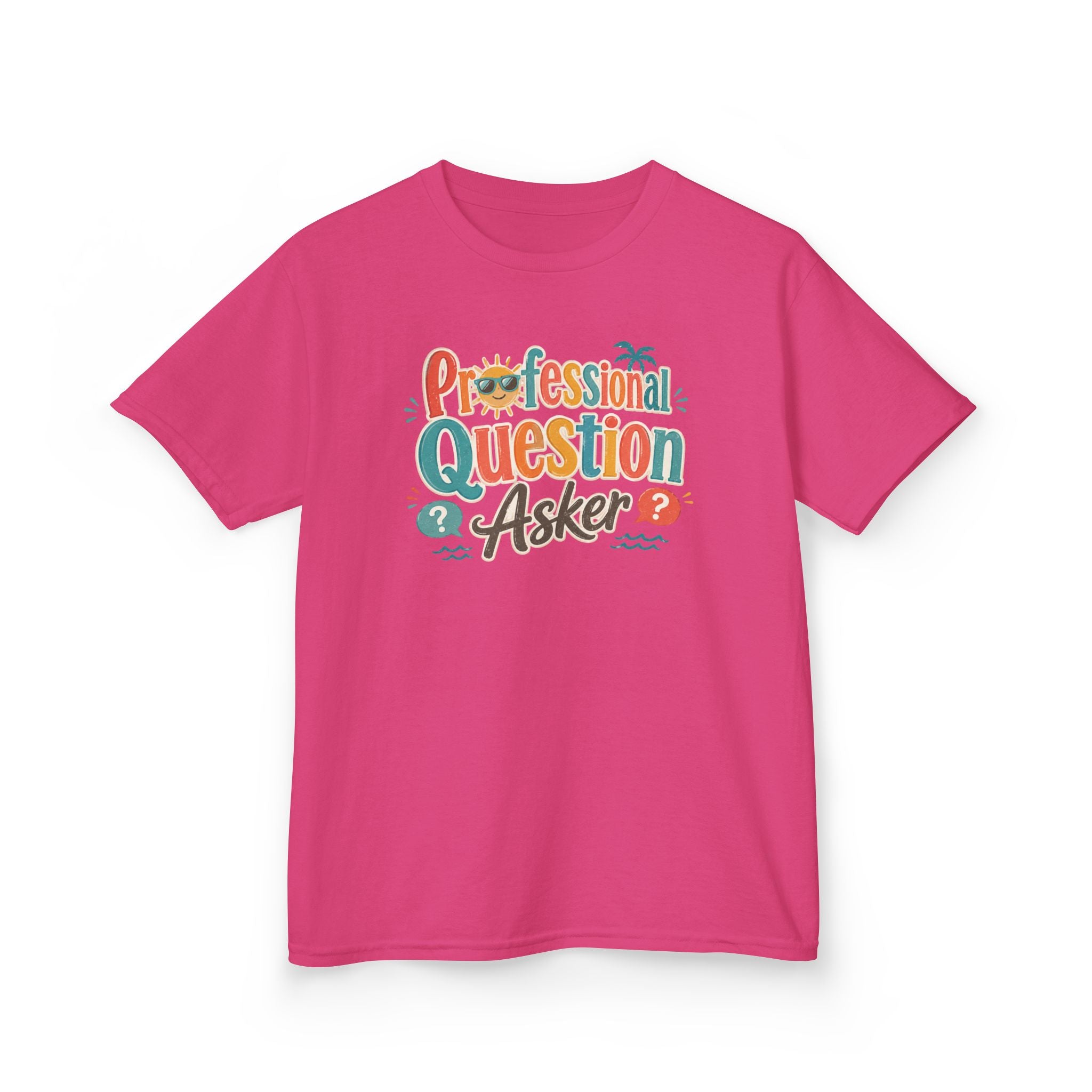Kids Funny T-Shirt — "Professional QUESTION Asker"