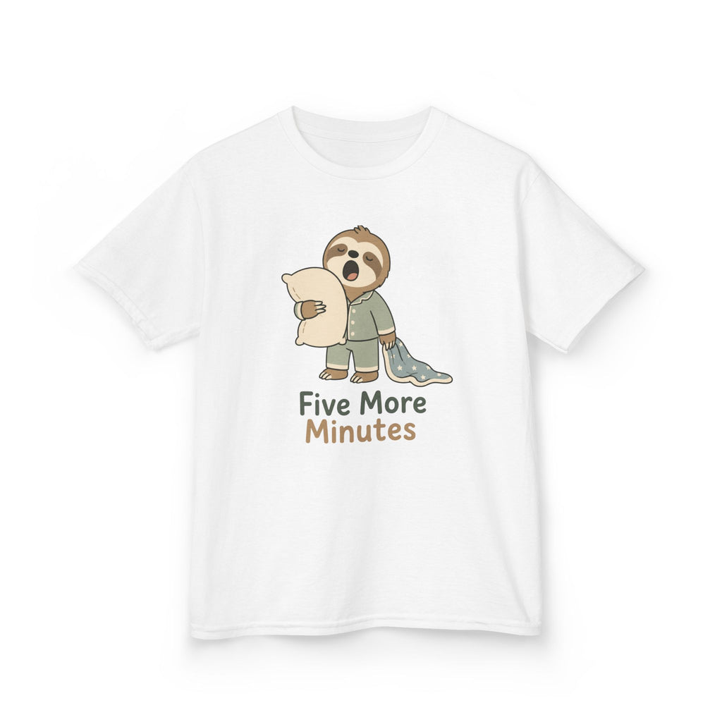 Kids T-Shirt — "Five more minutes""