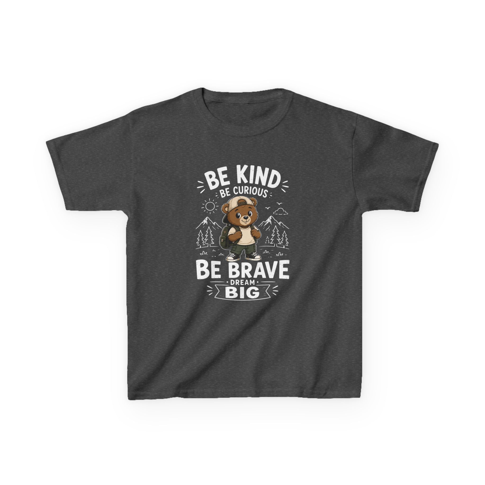 Kids T-Shirt — "Be Kind Be Brave"