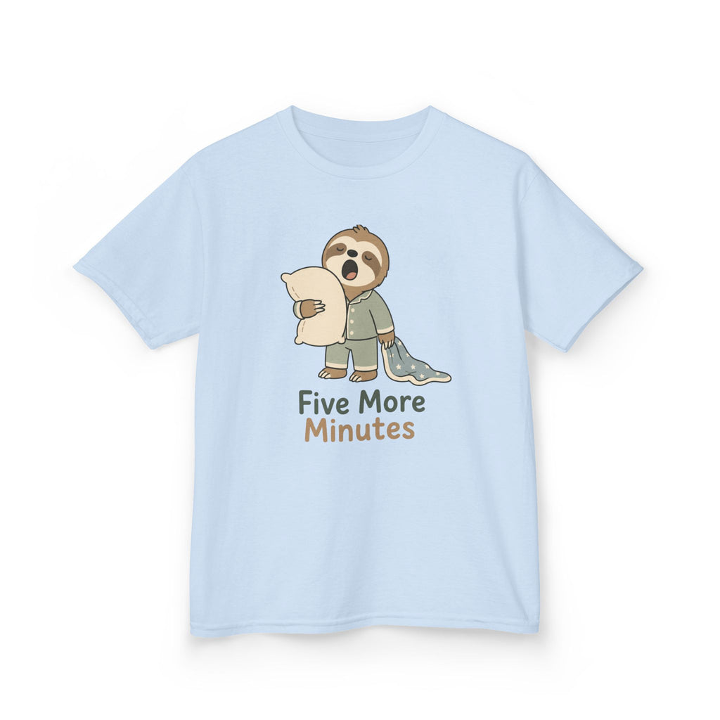 Kids T-Shirt — "Five more minutes""