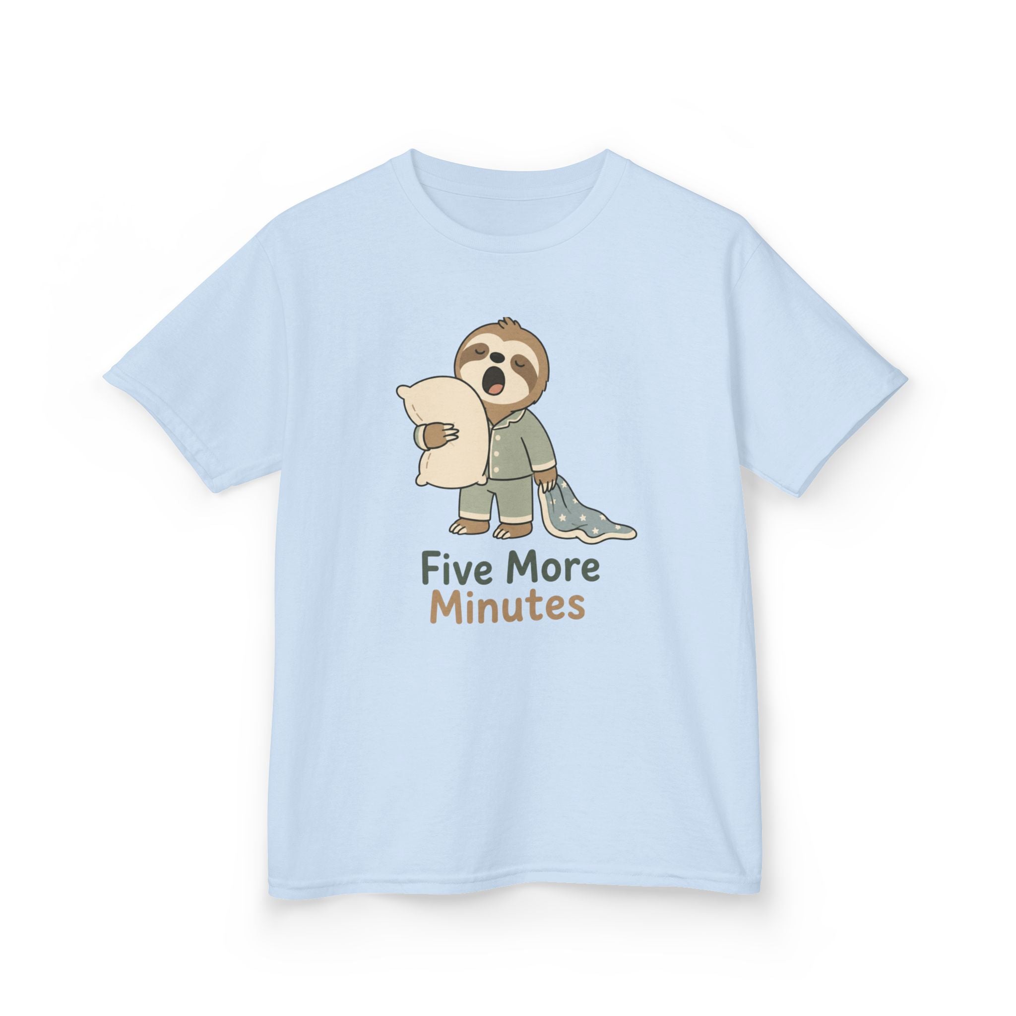 Kids T-Shirt — "Five more minutes""