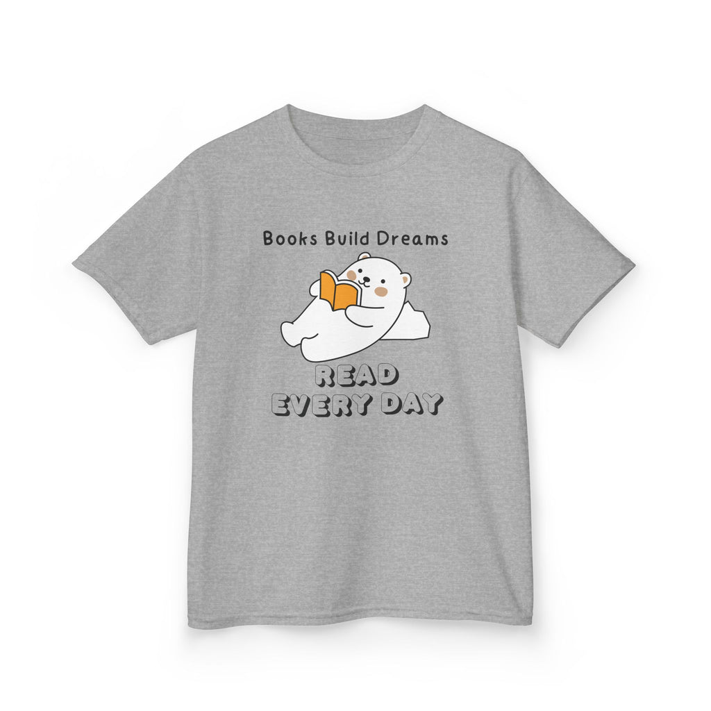 Kids T-Shirt — "Books Build Dreams"