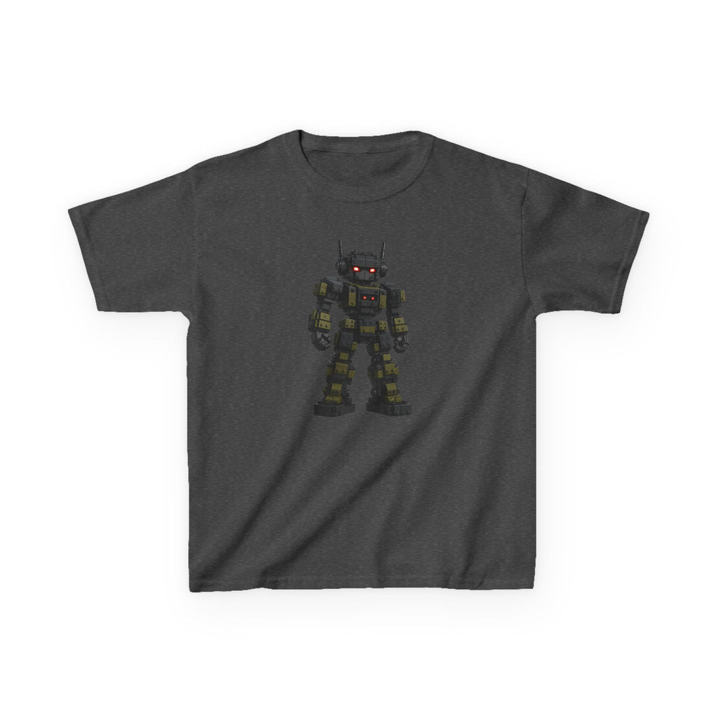 "Dark Steel Warrior" Graphic kids Gamer T-Shirt Design