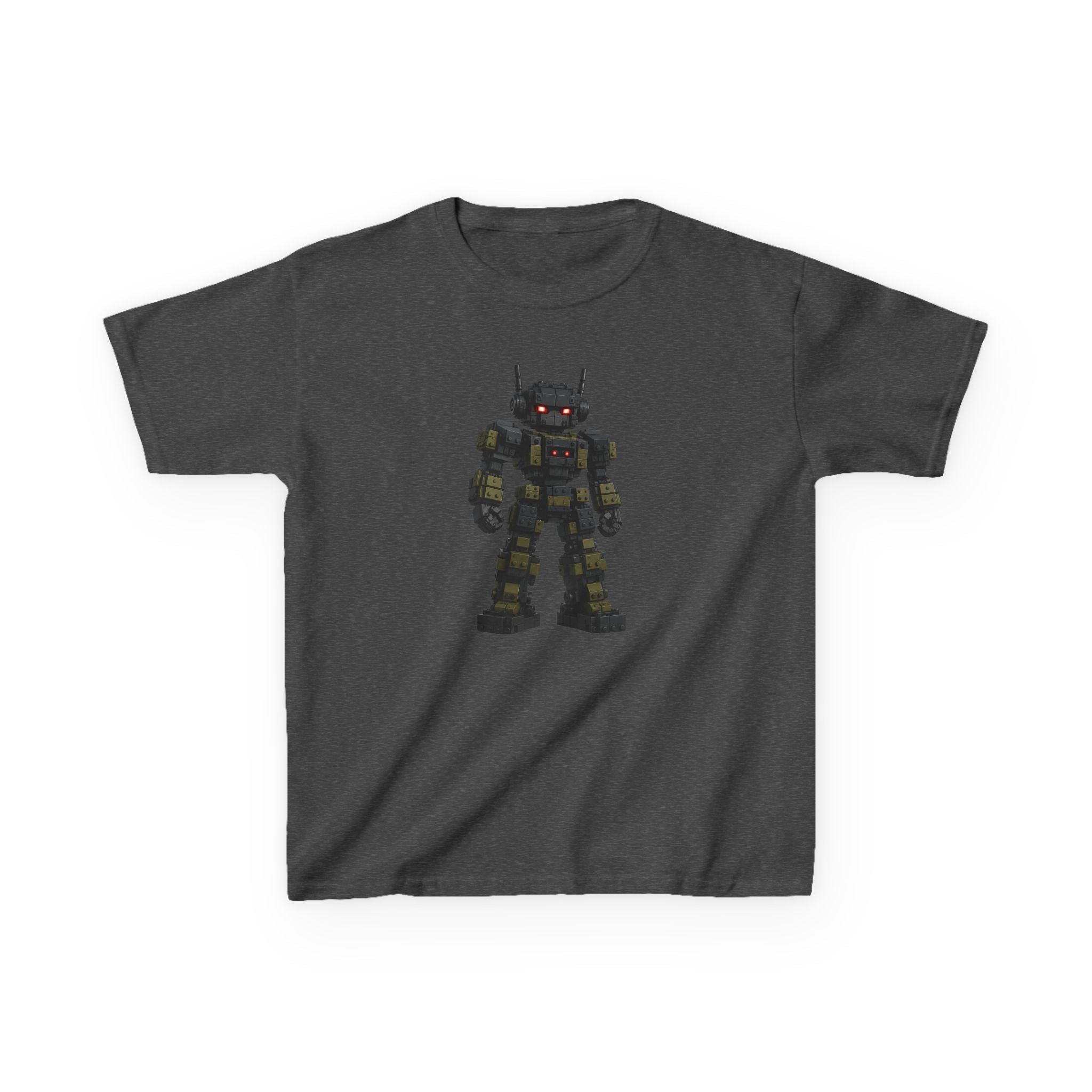 "Dark Steel Warrior" Graphic kids Gamer T-Shirt Design