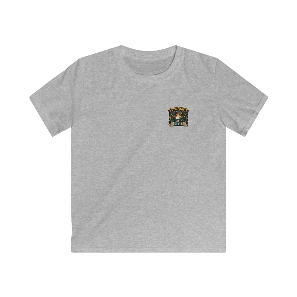Kids Tee  'It Wasn't Me!' Dancing Bear Graphic Shirt | Funny Kids Gift