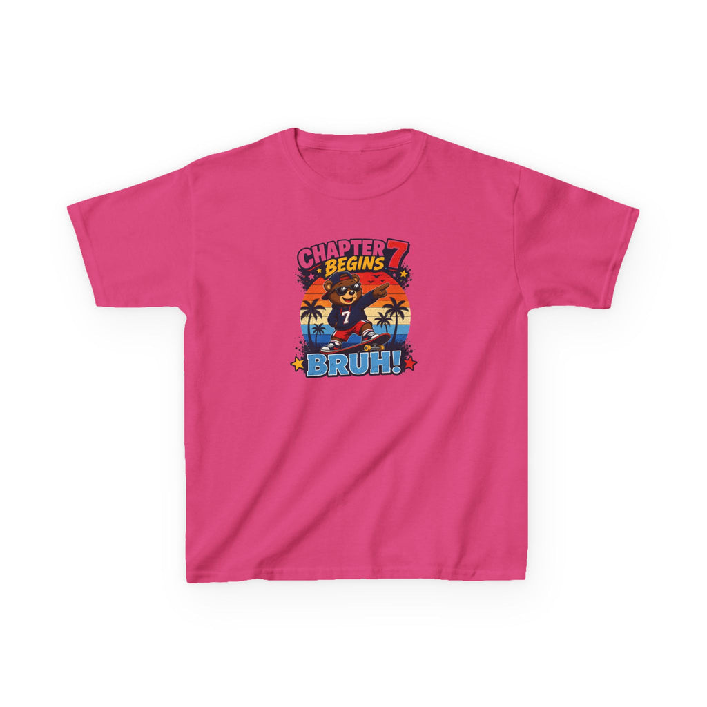 Chapter 7 Begins Graphic kids Birthday T-Shirt Design