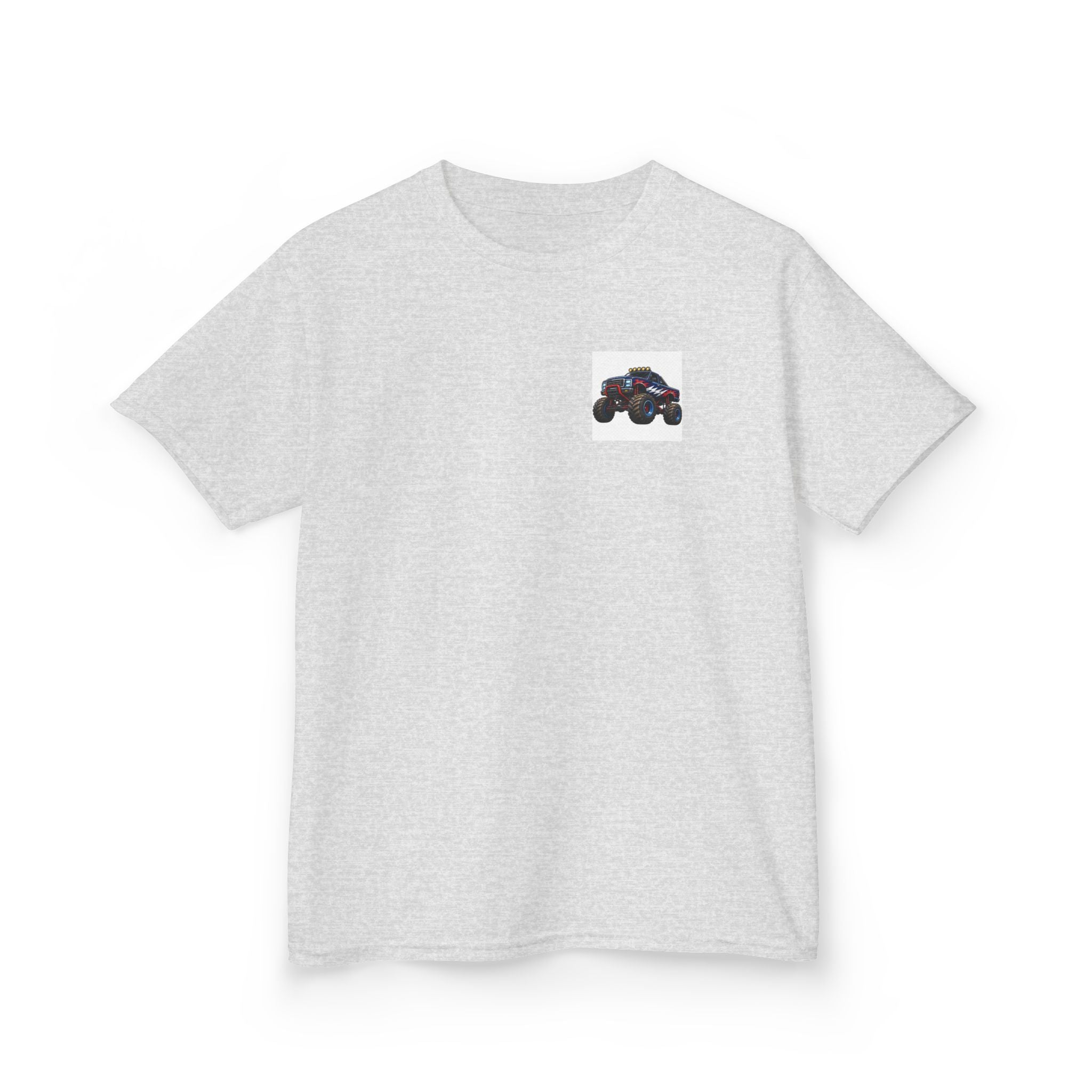 "Just A Boy Who Loves Monster Truck" Graphic kids Birthday T-Shirt Design