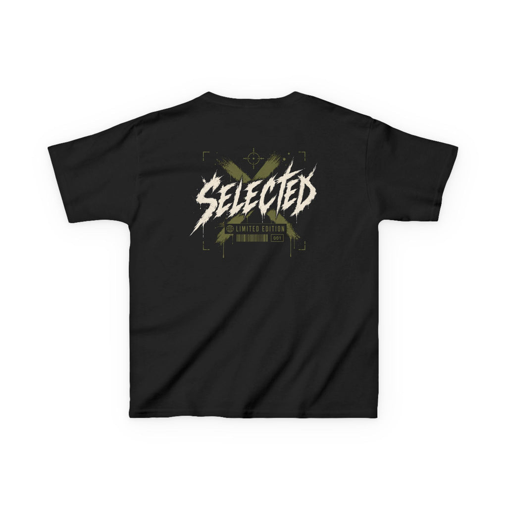 Selected Graphic Kids Tee Streetwear Logo T‑Shirt for Boys & Girls