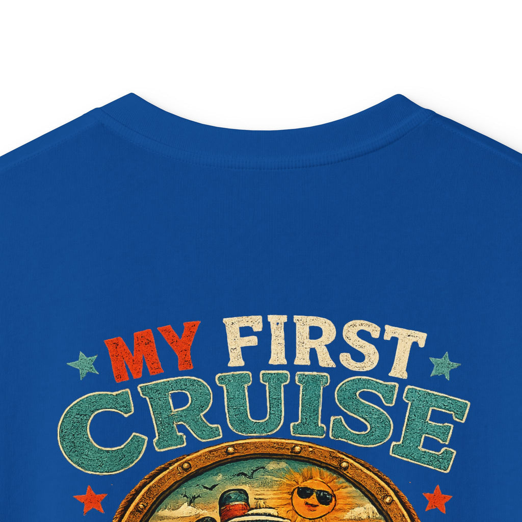 Kids Tee "My First Cruise: Big Adventure Ahead" Vacation Shirt