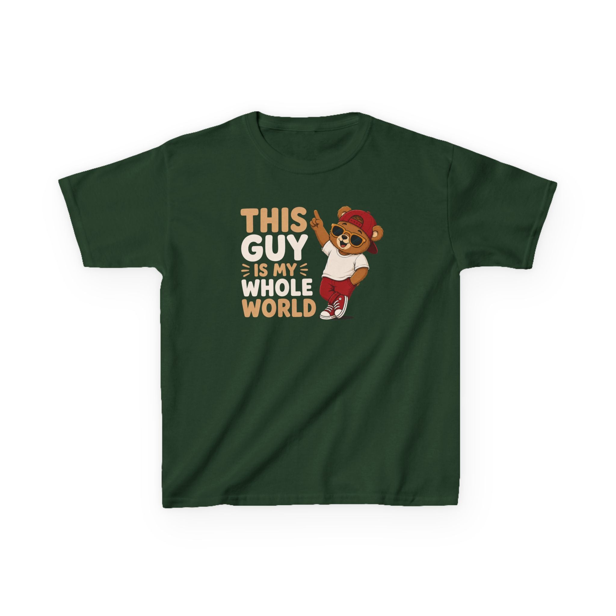Kids T-Shirt — "THIS GUY IS MY WHOLE WORLD".