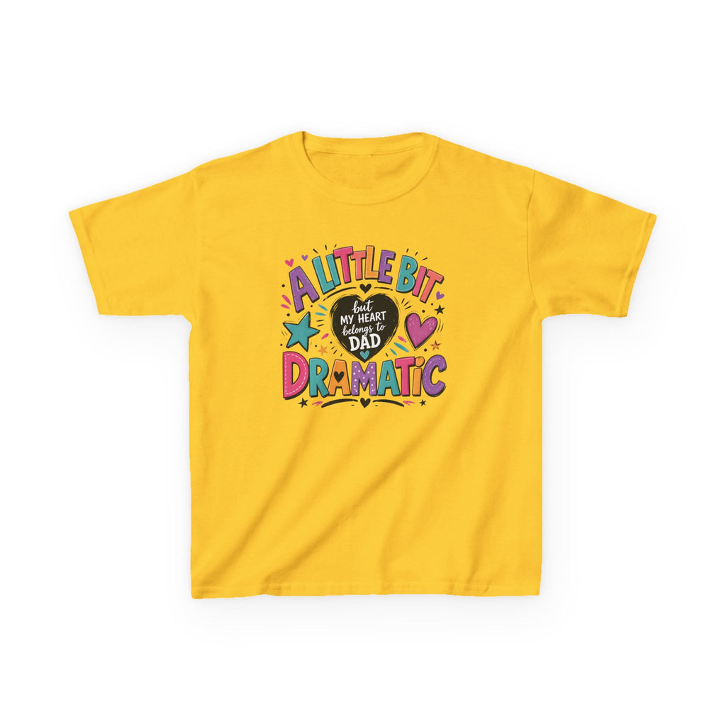 "A Little Dramatic" Girls Graphic Family T-Shirt Design