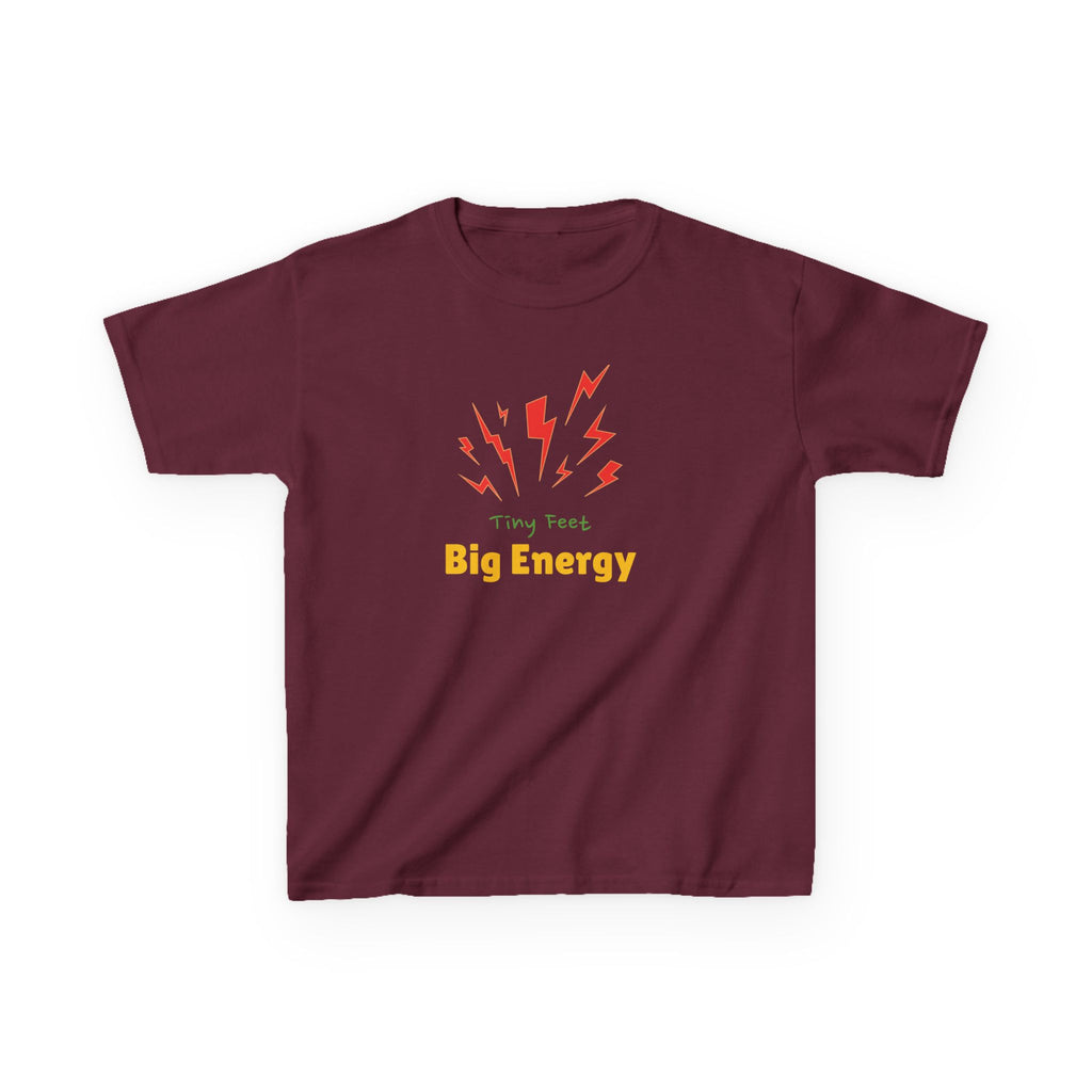 Tiny Feet - Big Energy | Funny Kids Graphic T-Shirt