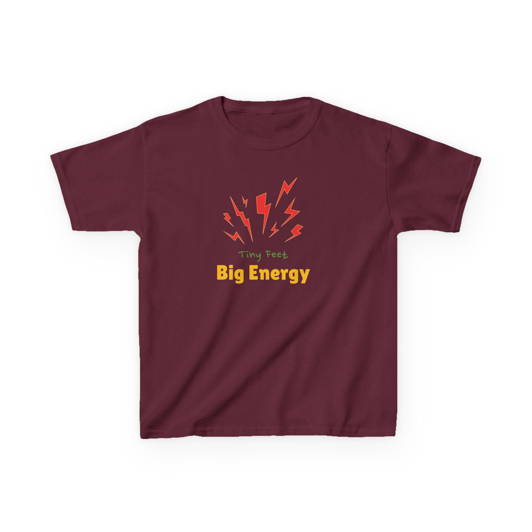 Tiny Feet - Big Energy | Funny Kids Graphic T-Shirt