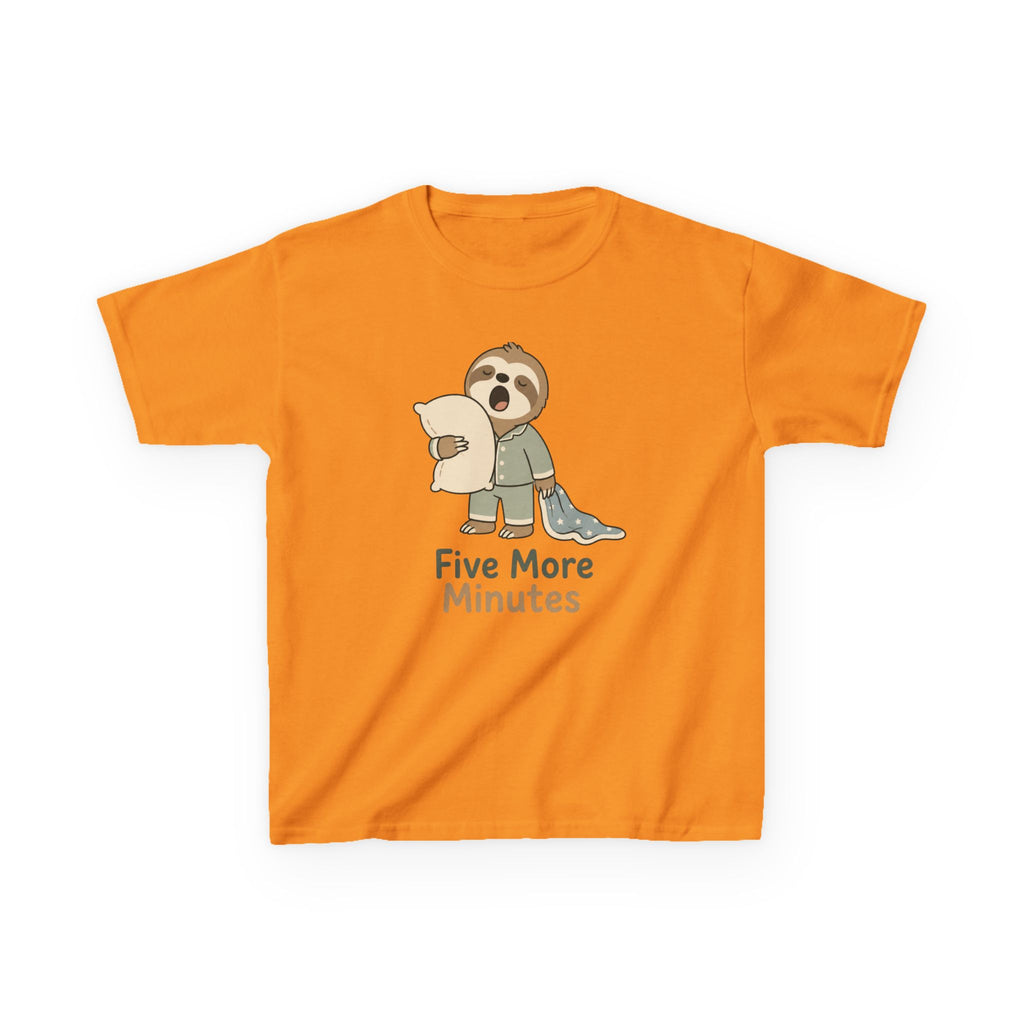 Kids T-Shirt — "Five more minutes""