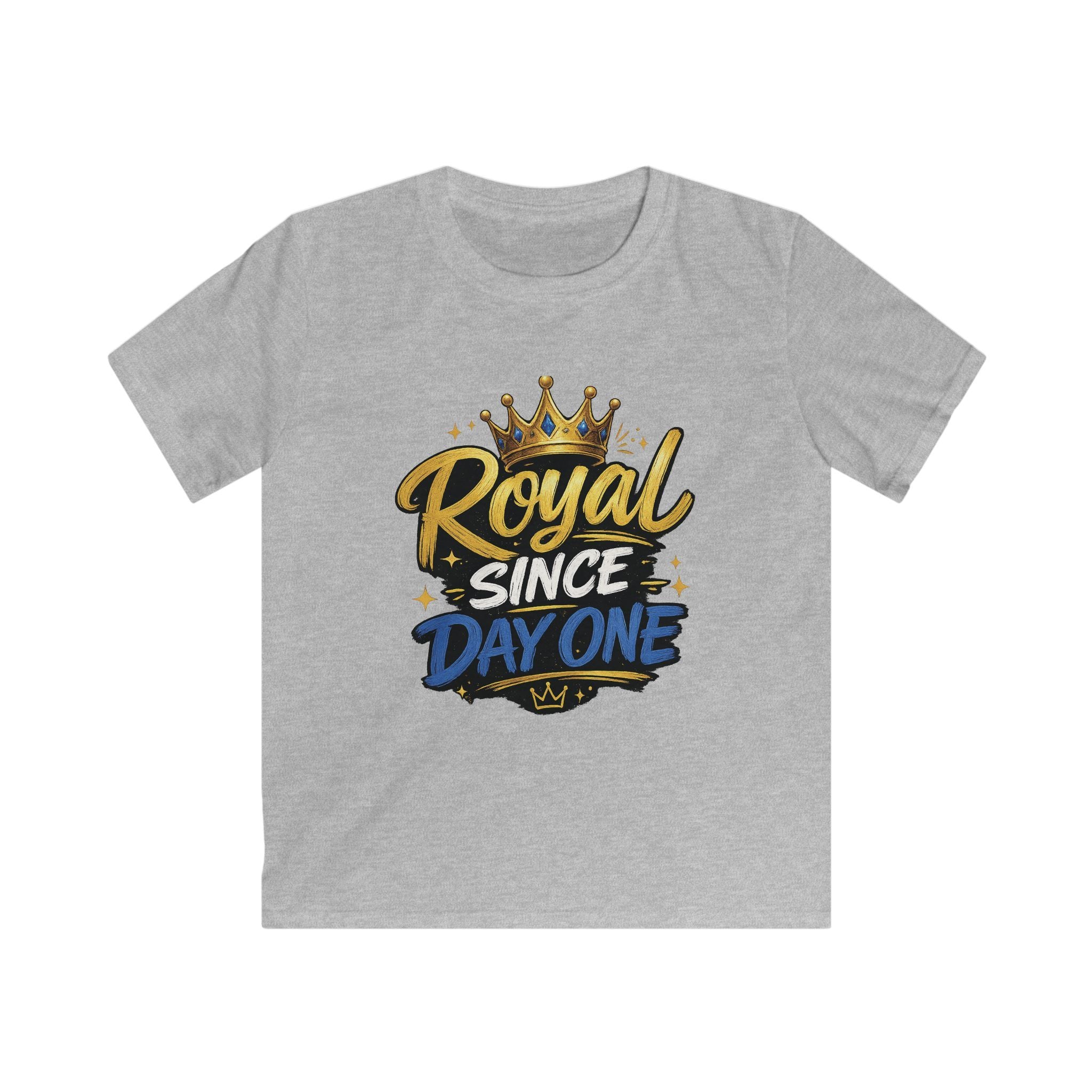 "Royal Since Day One" Crown Graphic Boys Shirt