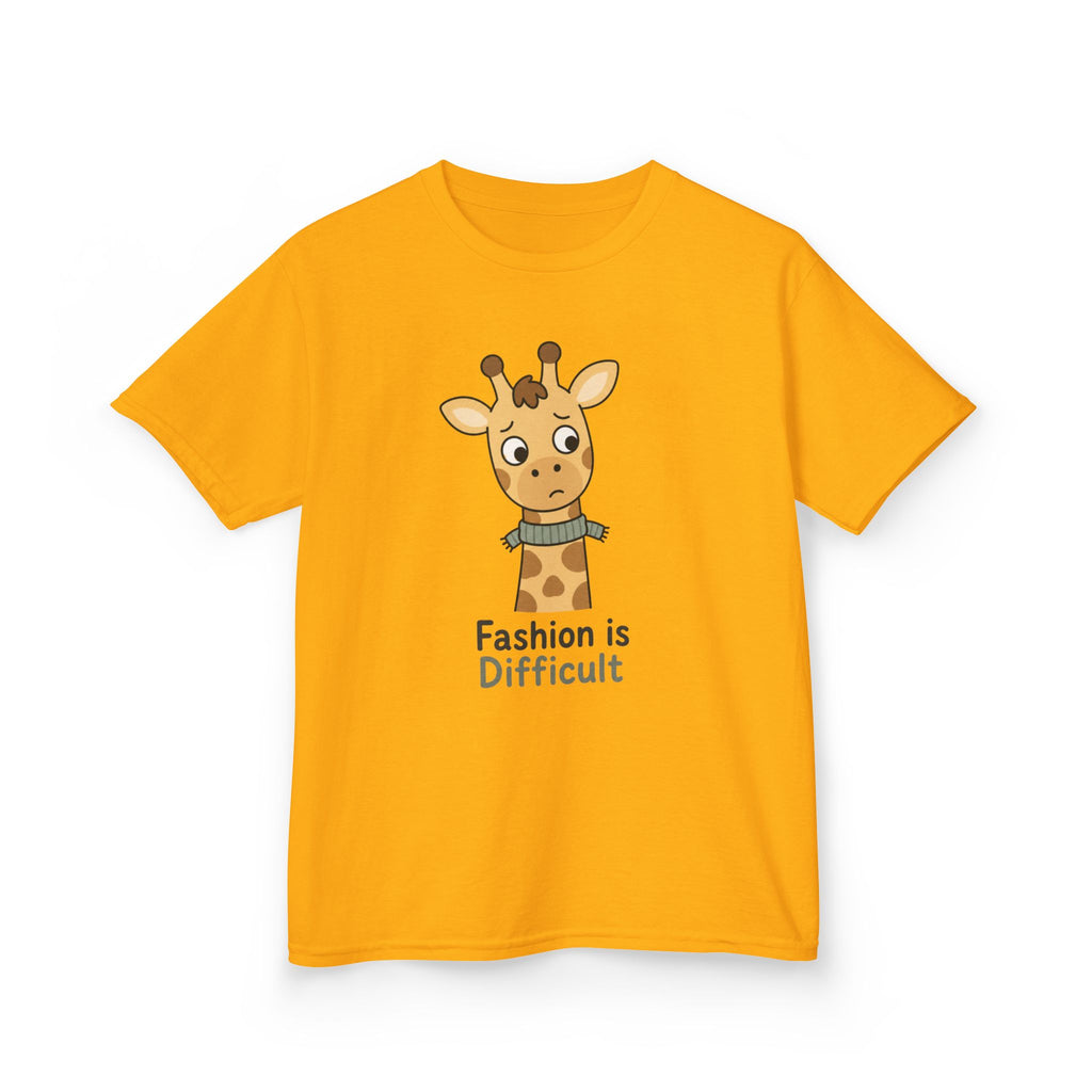 Kids T-Shirt — "Fashion is Difficult"
