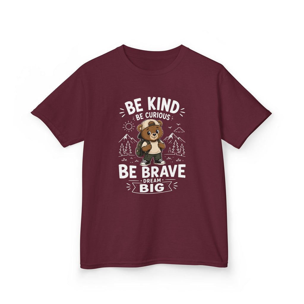 Kids T-Shirt — "Be Kind Be Brave"