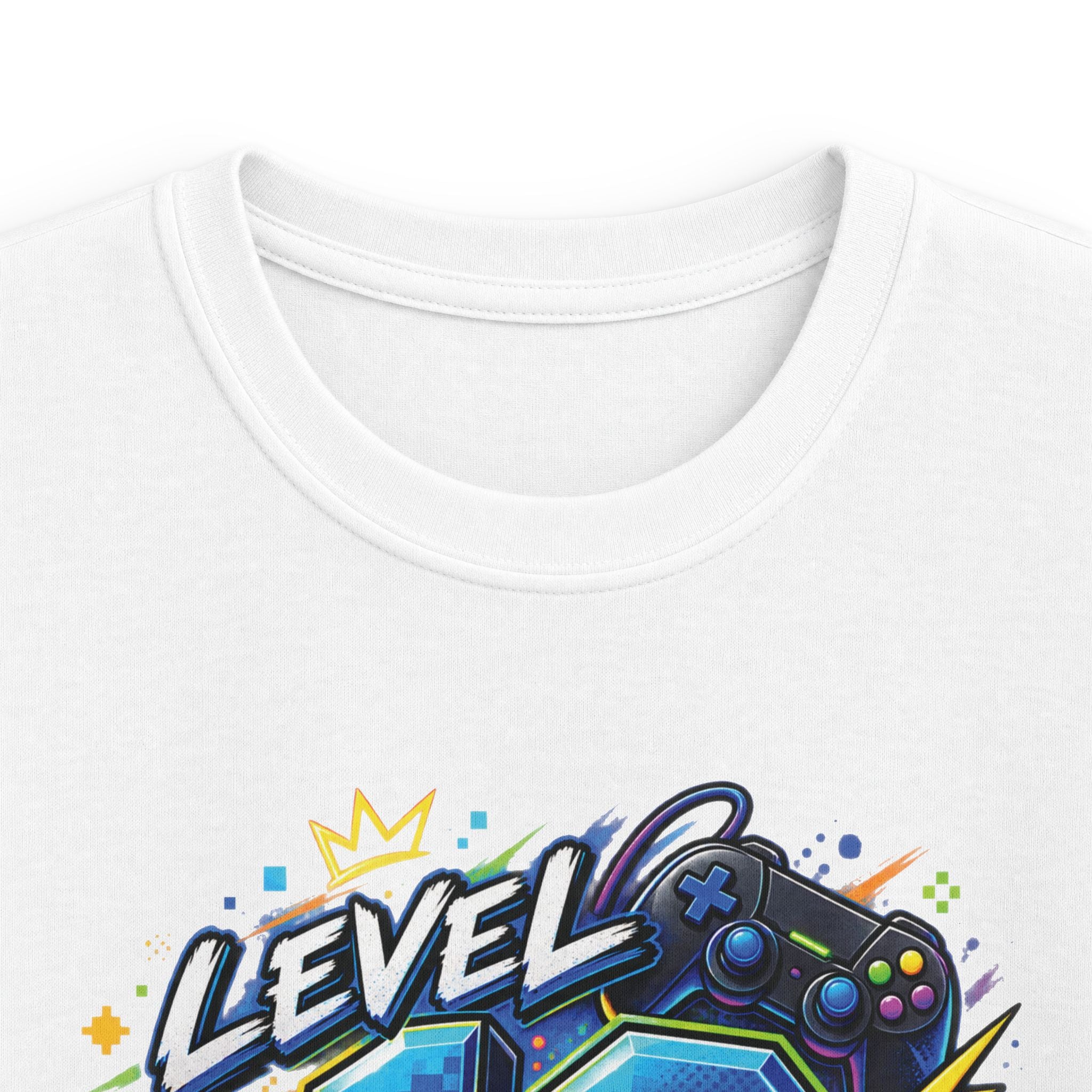 Kids Tee "Level 10 Unlocked" Birthday Gamer Shirt