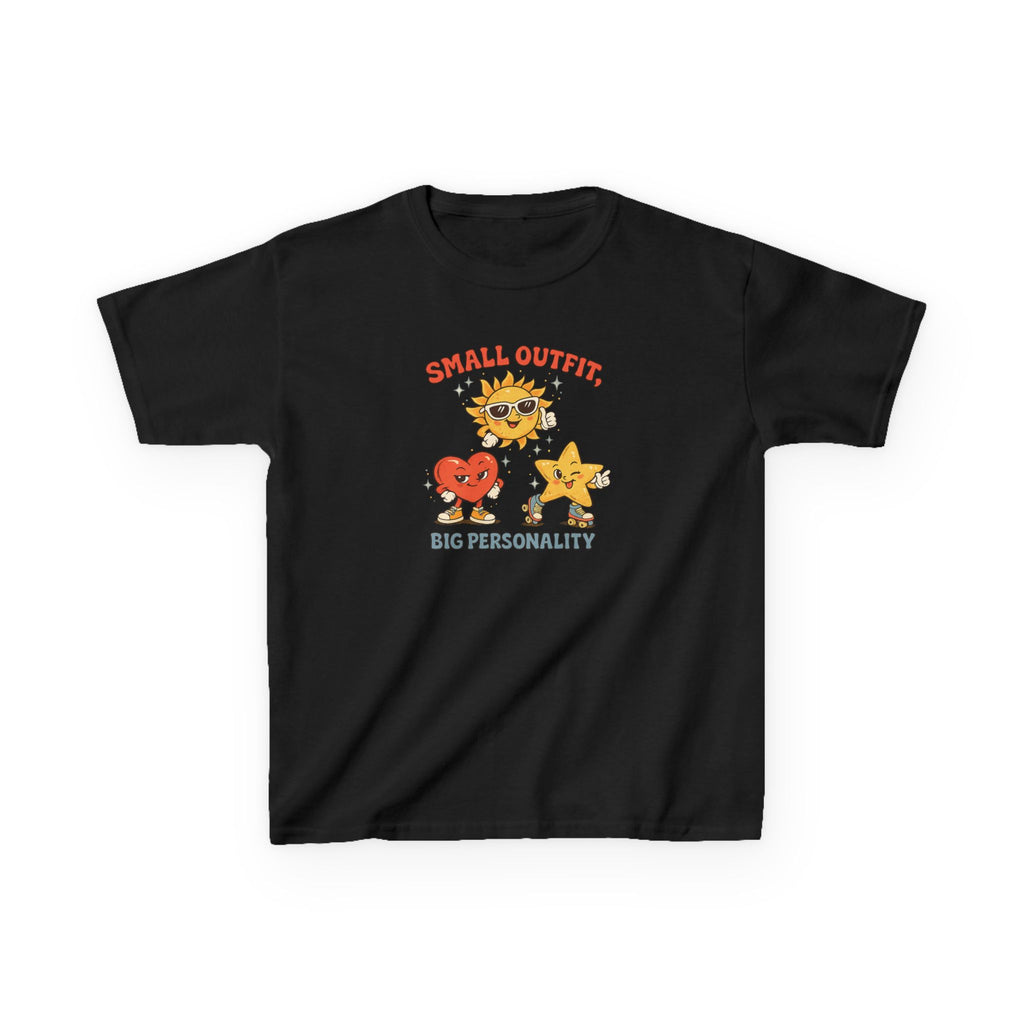 Small Outfit, Big Personality Retro Kids Tee