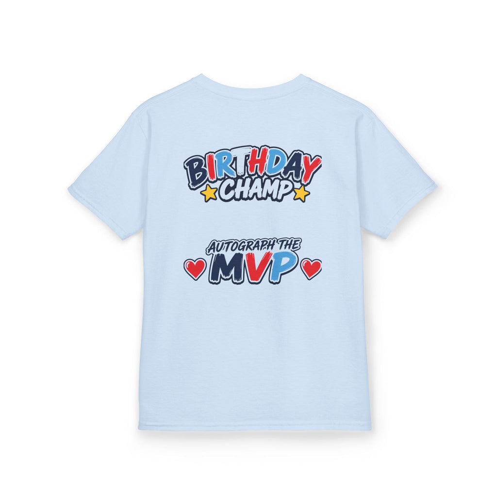 "Birthday Champ" Graphic kids Birthday T-Shirt Design