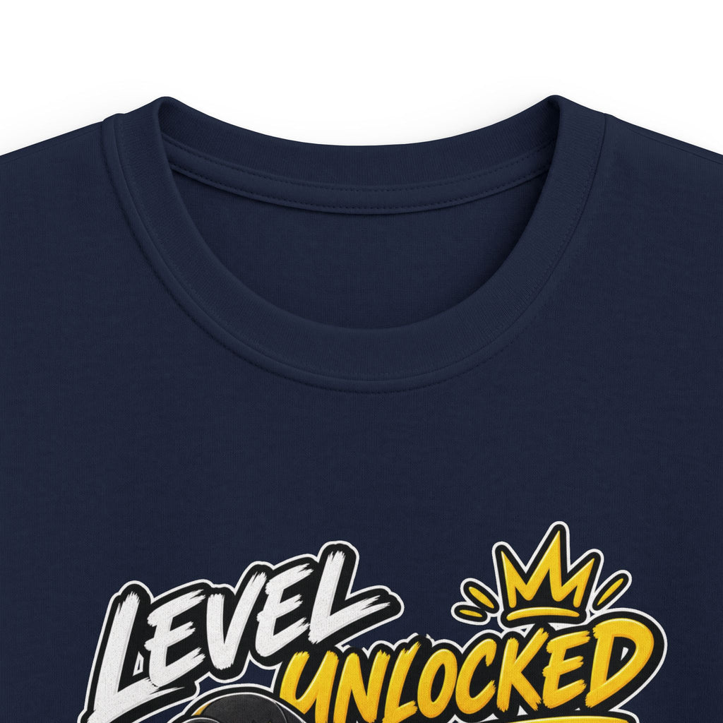 Kids 10th Birthday T-Shirt "Level Unlocked 10 and Still Awesome"